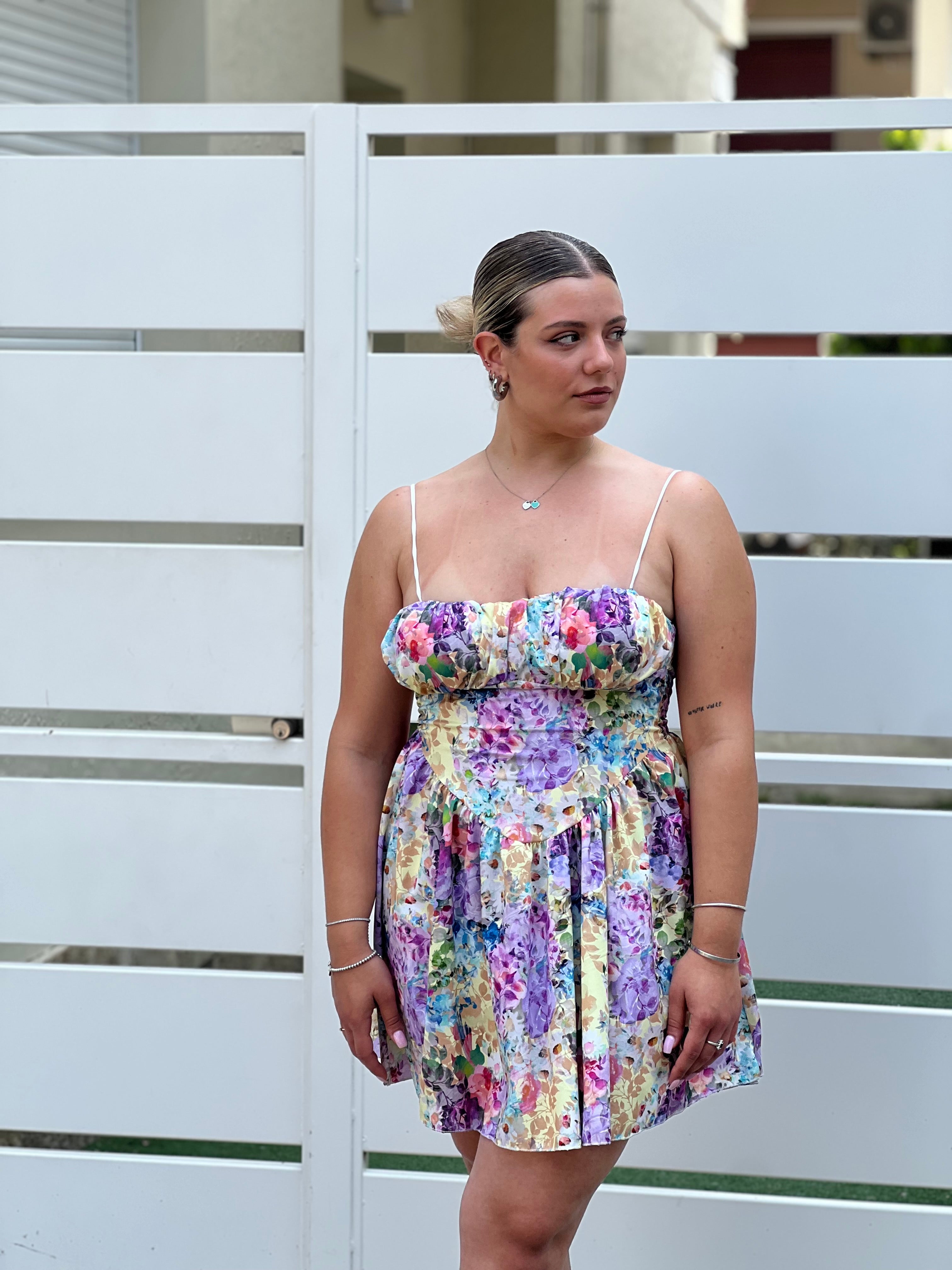Mini dress fiori