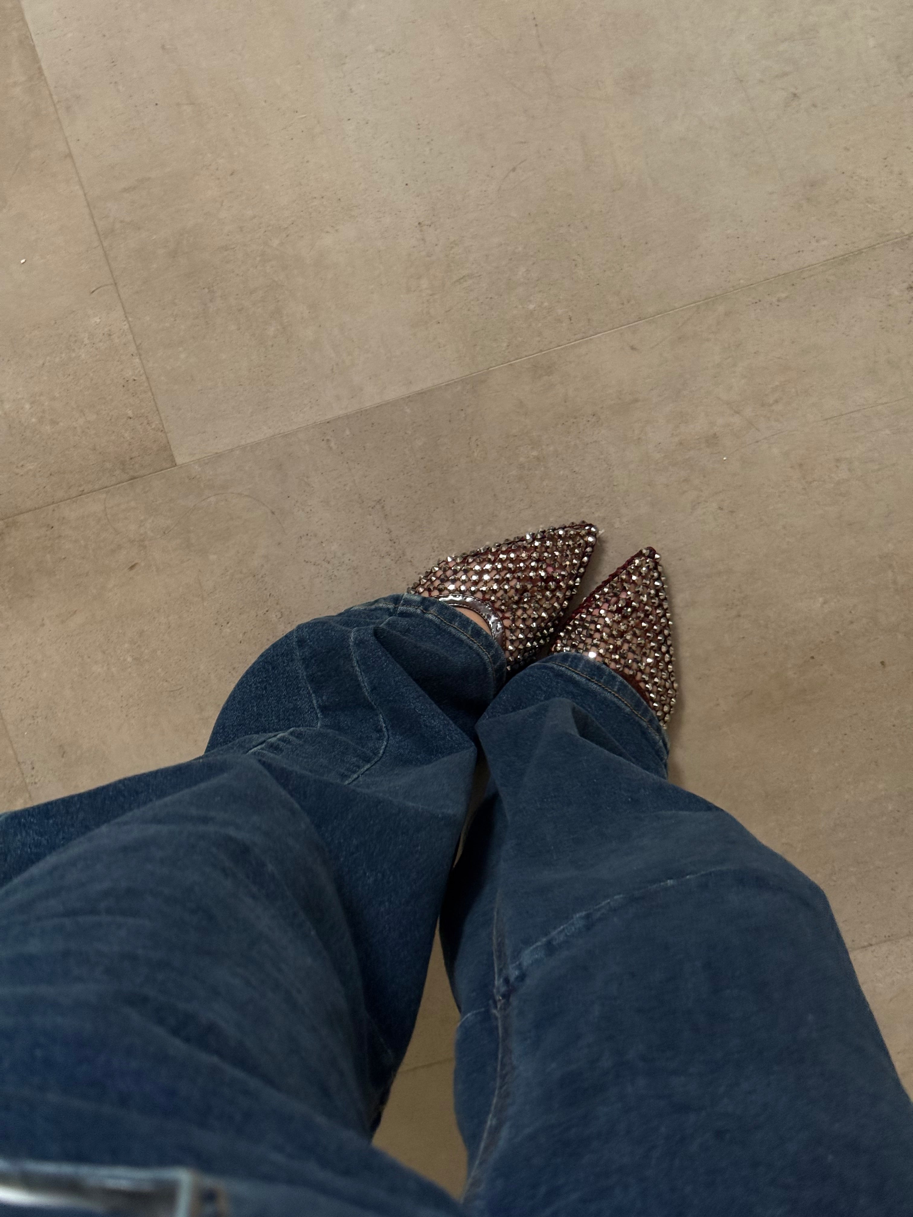 Ballerina glitter bordeaux