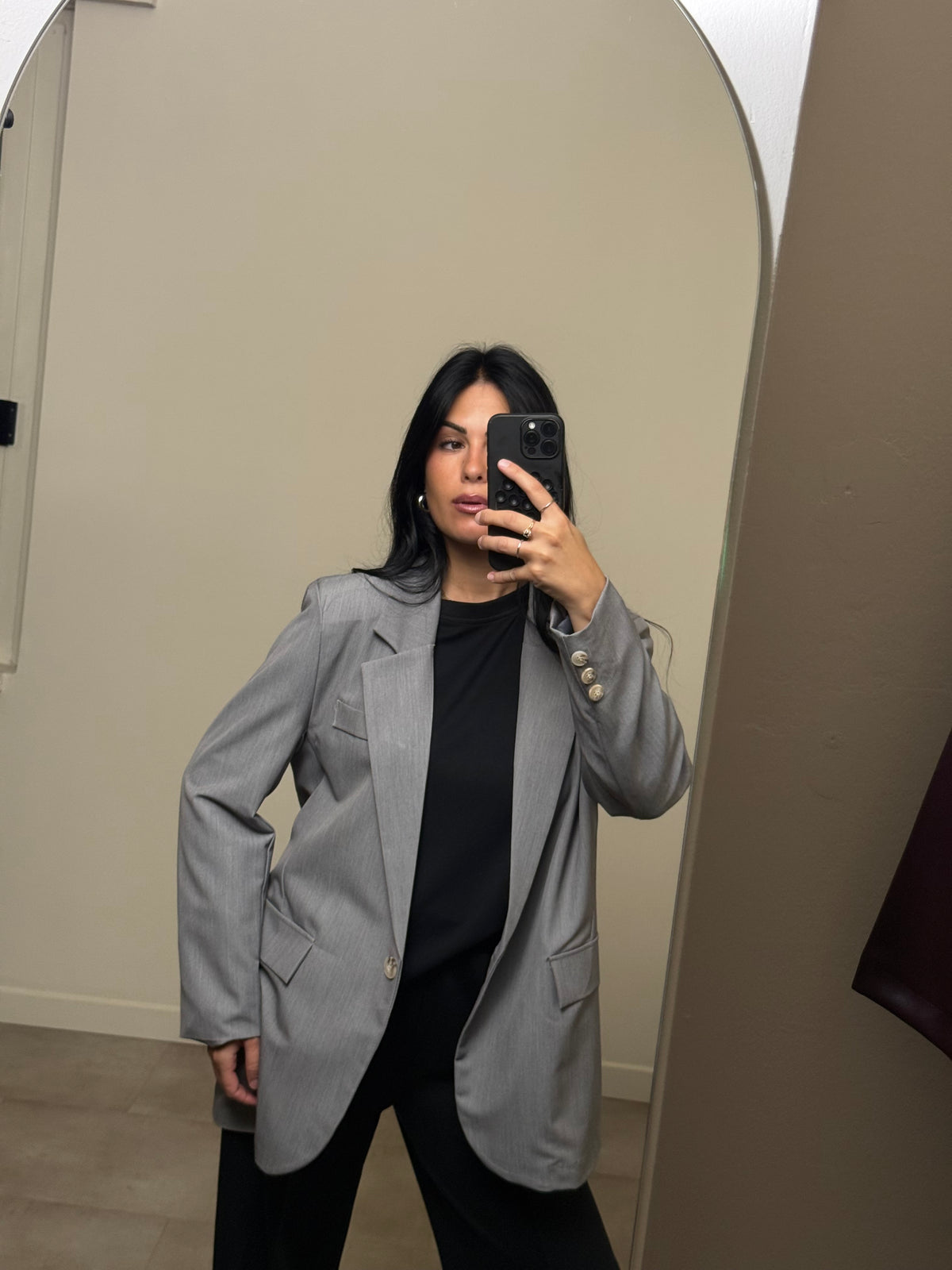 Blazer over grigio