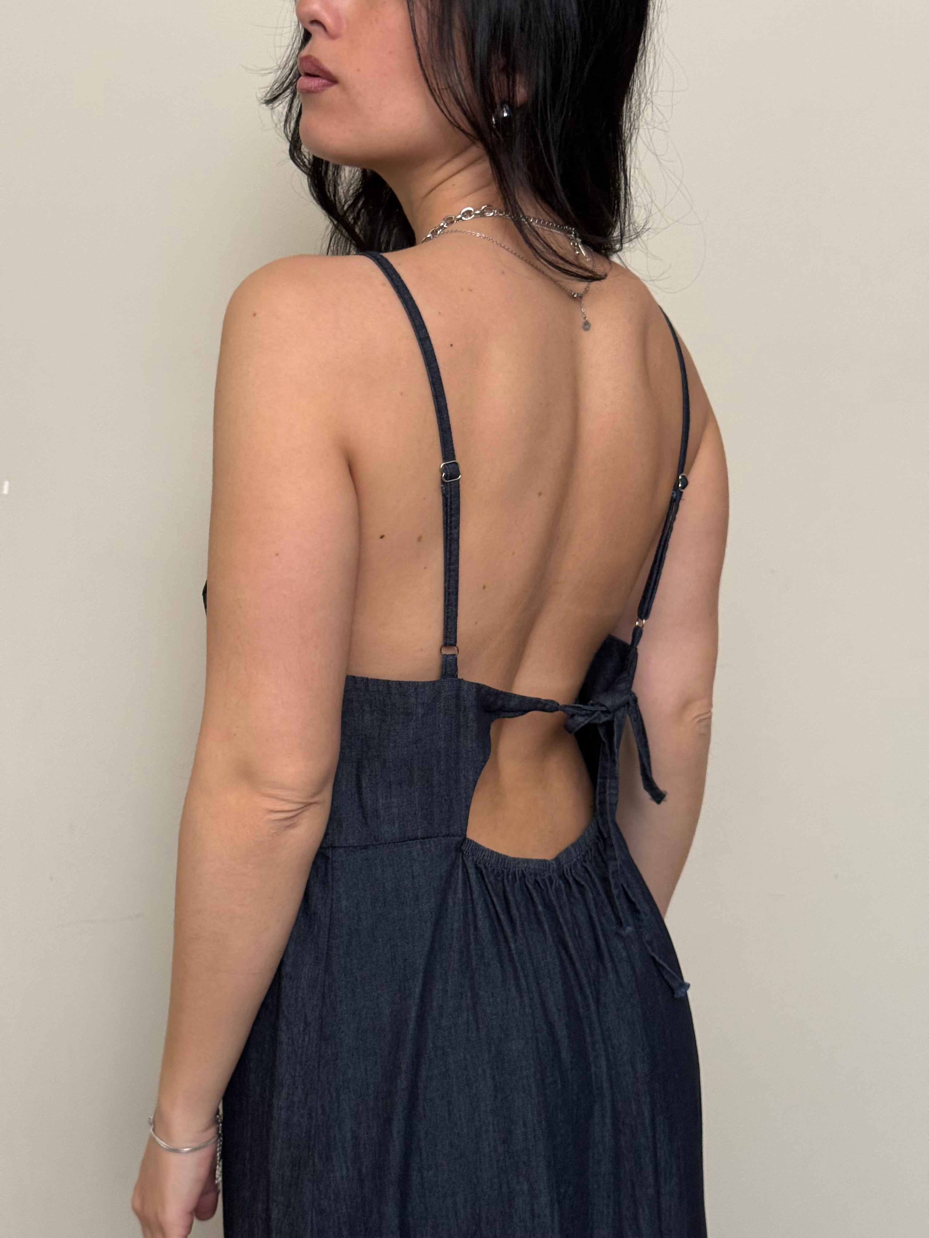 Abito lungo di jeans