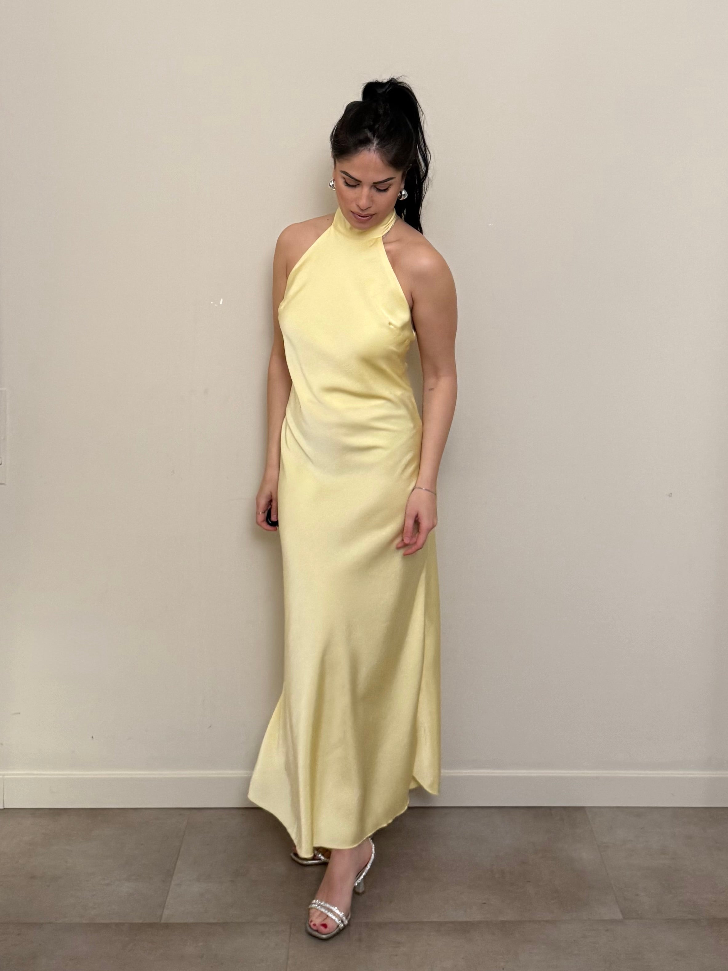 Abito Cindy giallo freddo