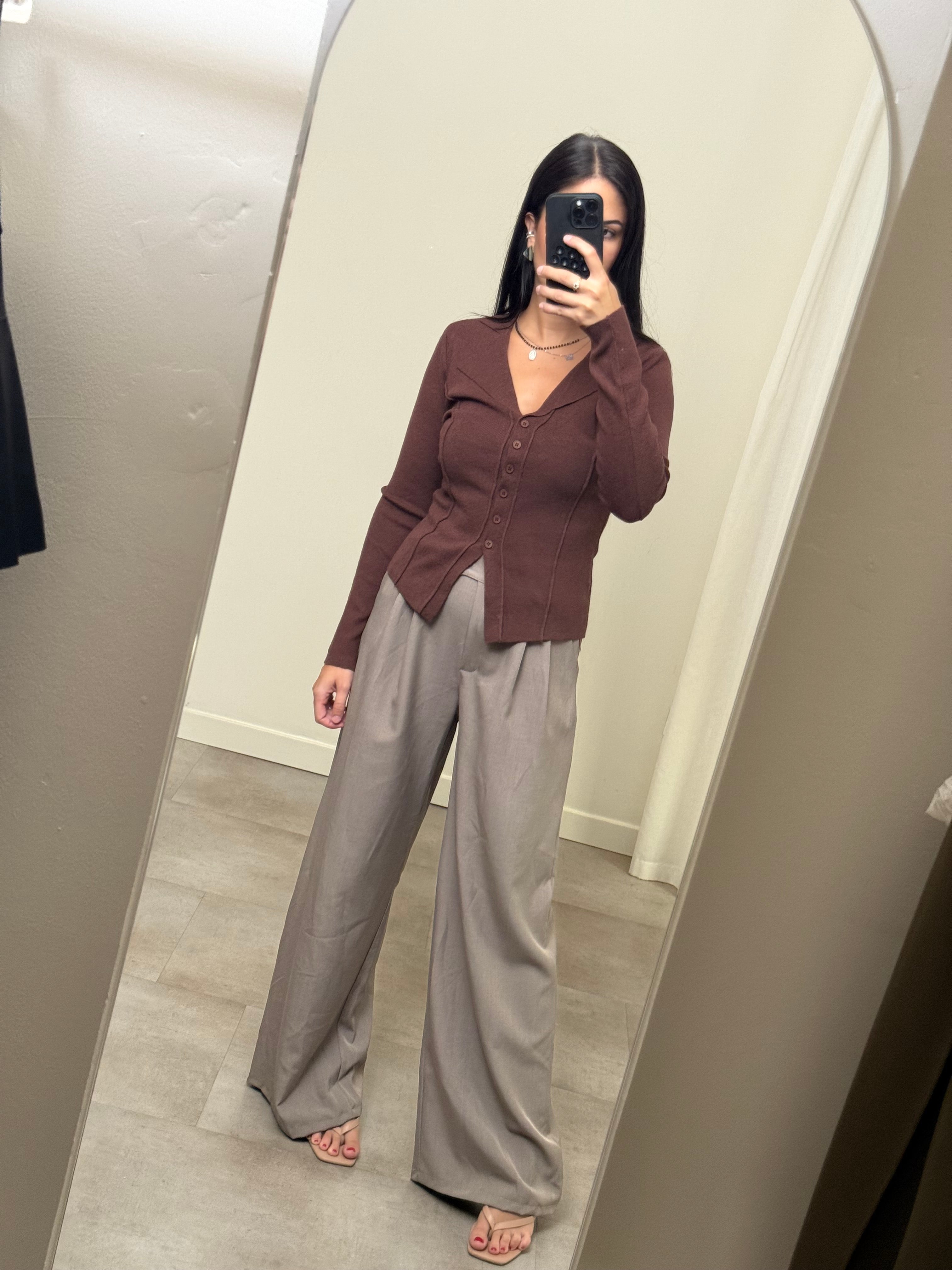 Cardigan bottoni