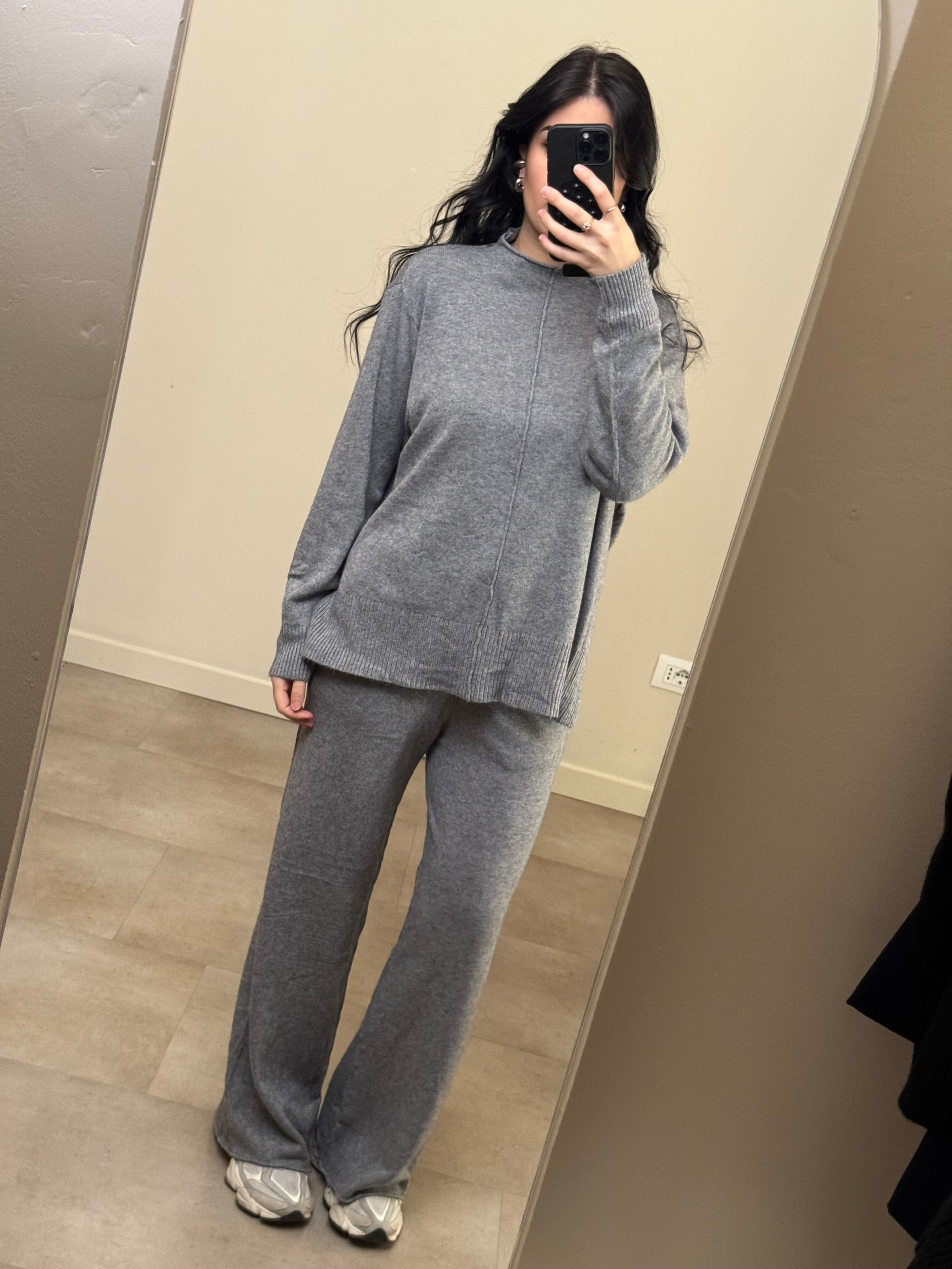 Coordinato tuta girocollo