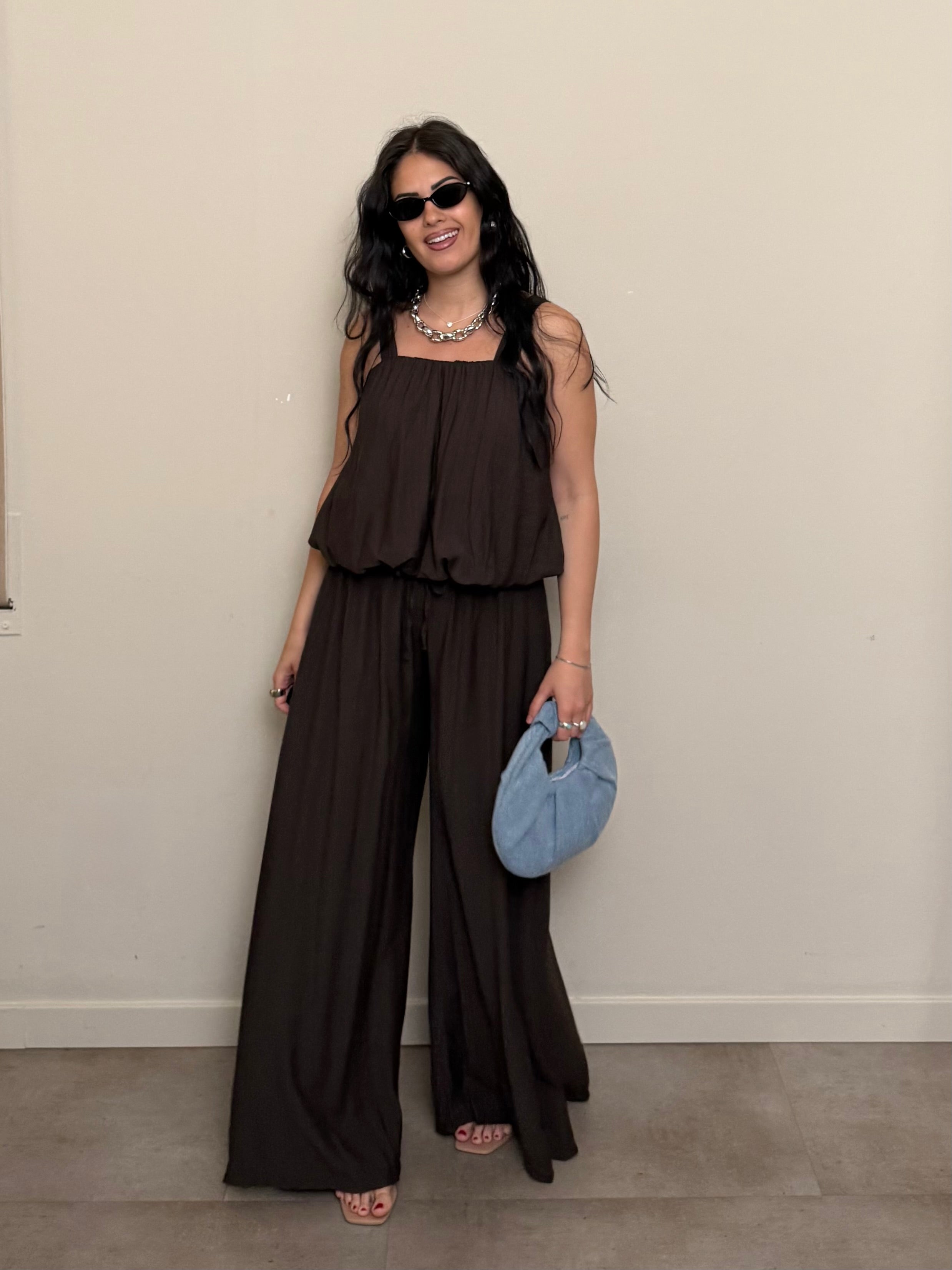 Coordinato Melany marrone freddo