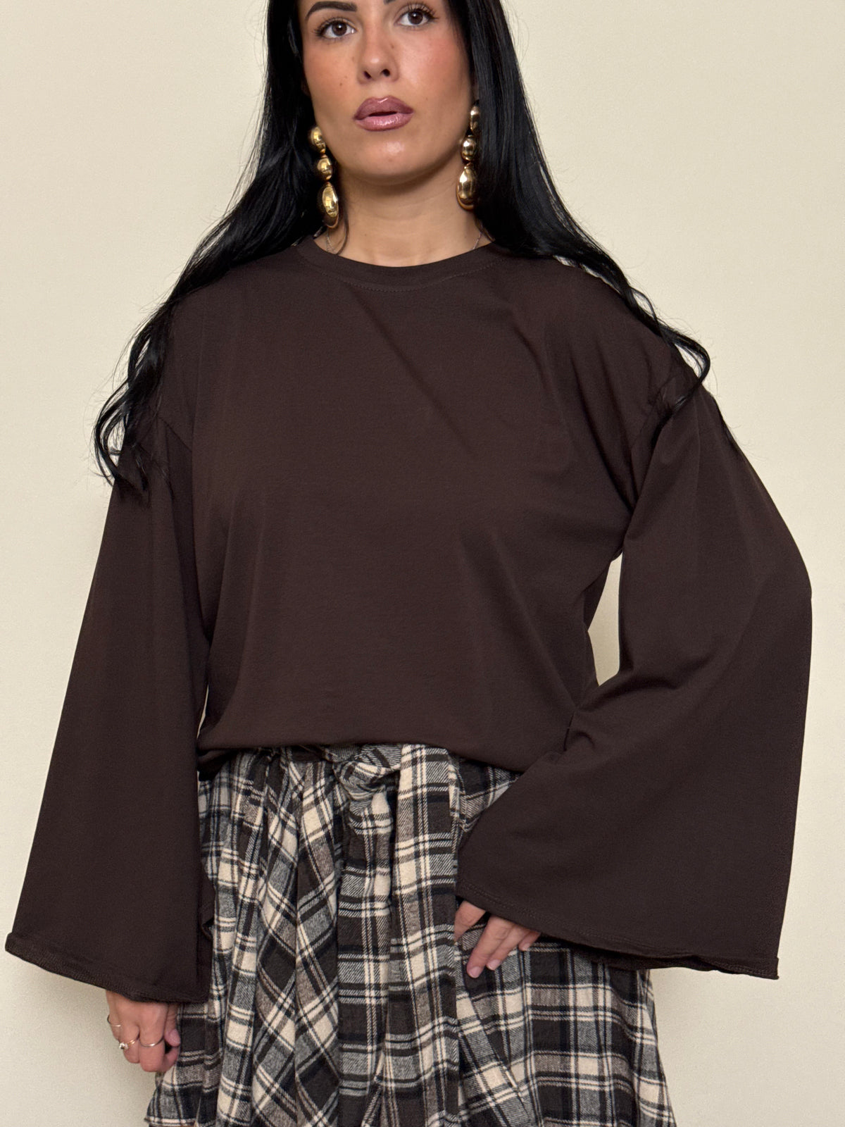 Longsleeve cioccolato