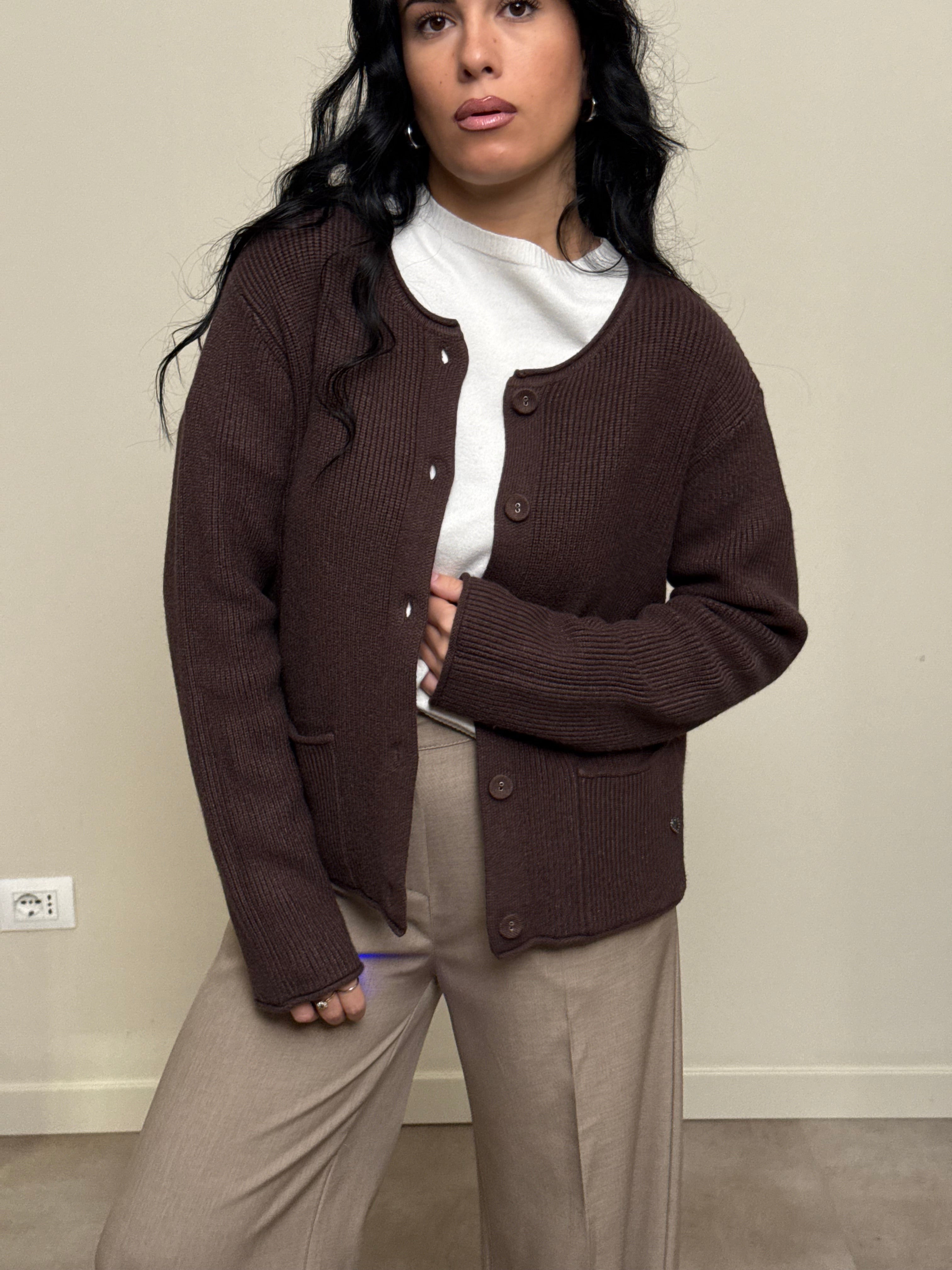 Cardigan bottoni