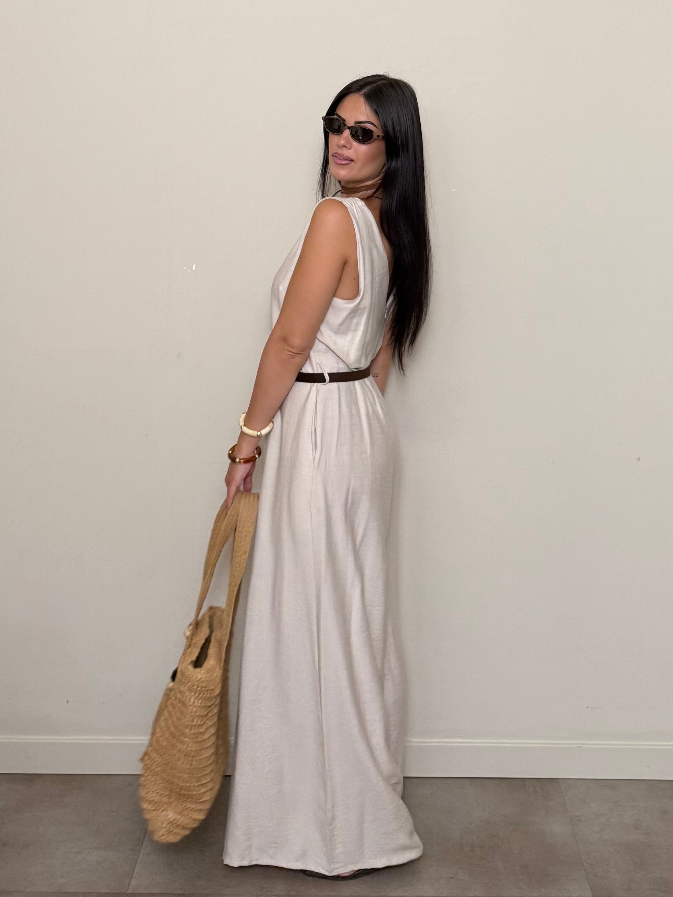 Jumpsuit Ginny panna