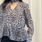 Blusa leopardata