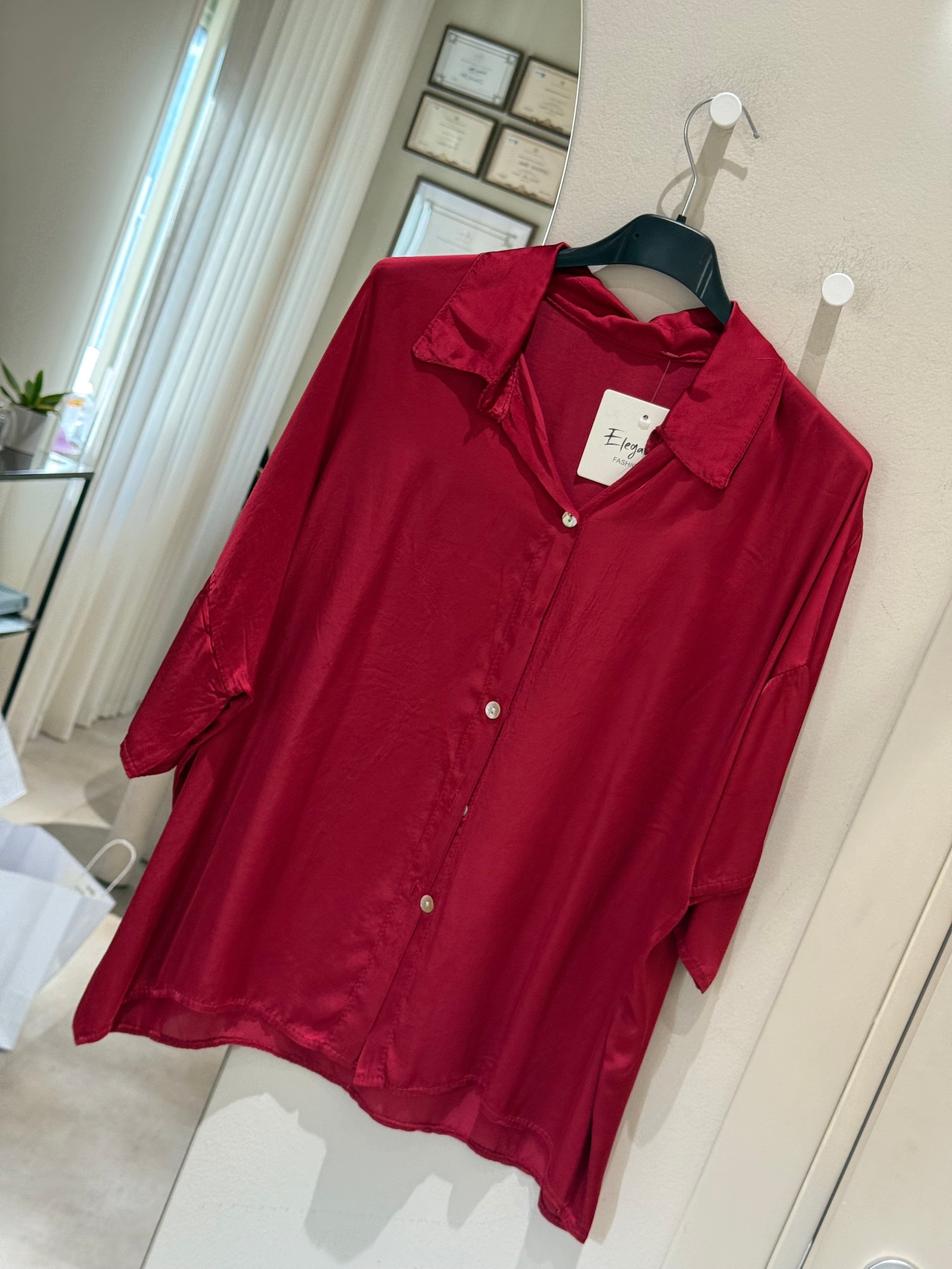 Camicia satinata