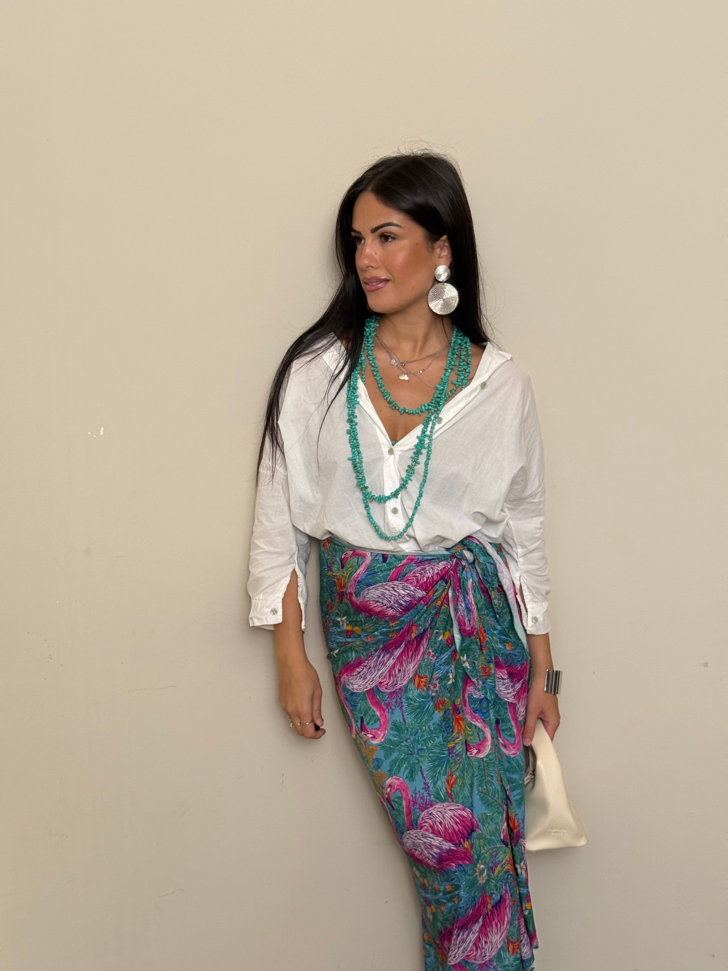 Camicia bianca cotone