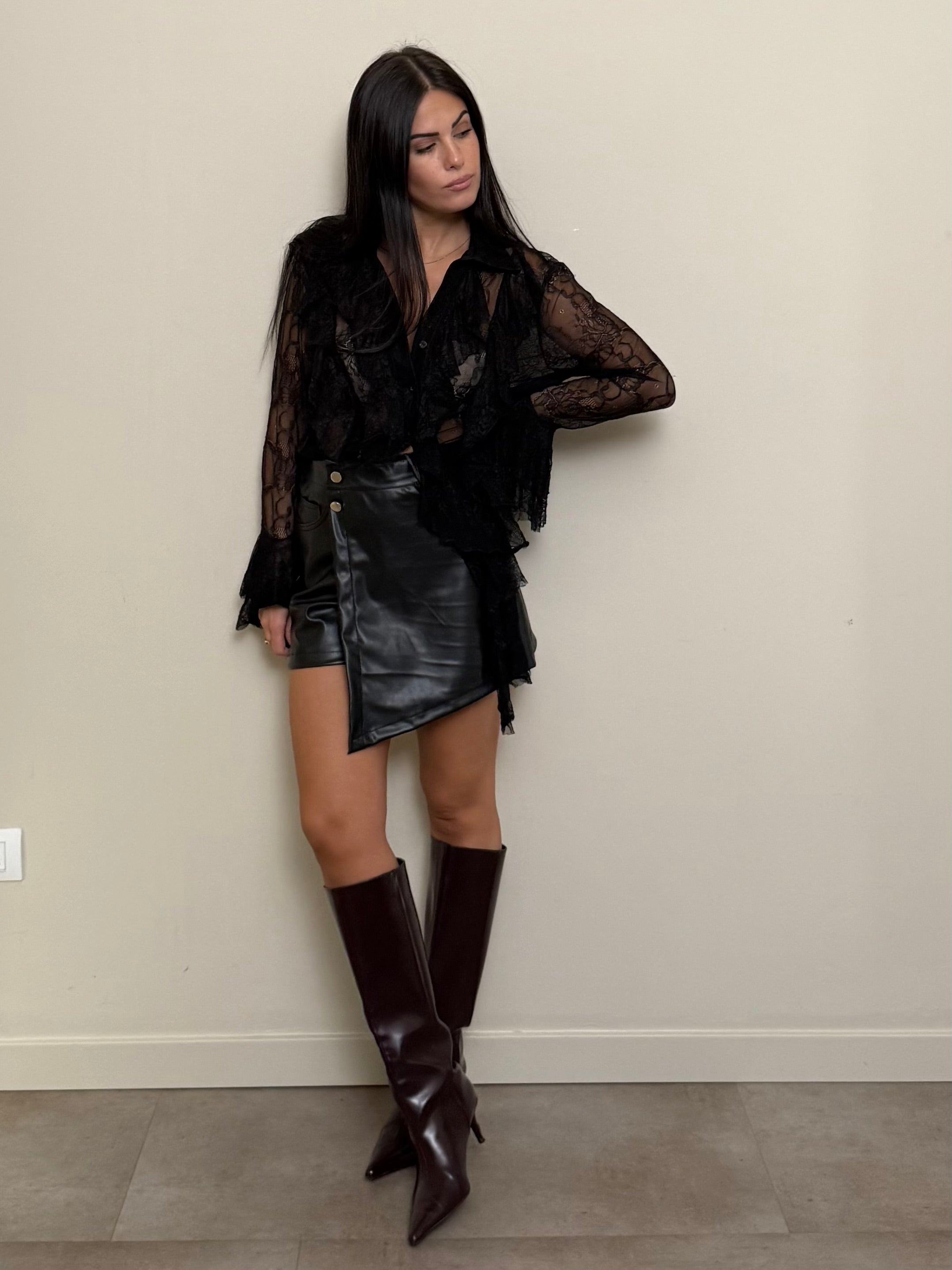 Shorts ecopelle