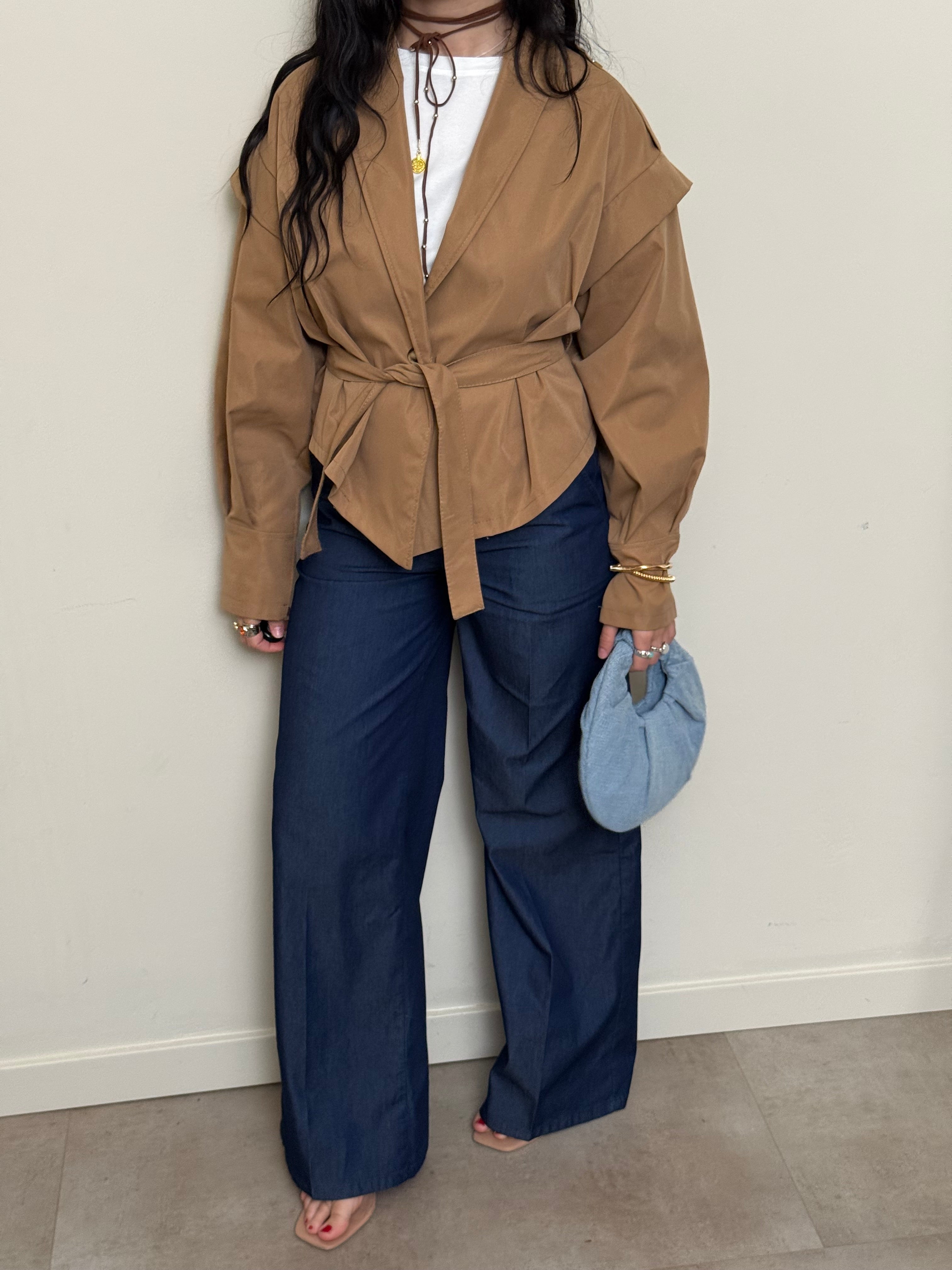 Jeans morbido palazzo