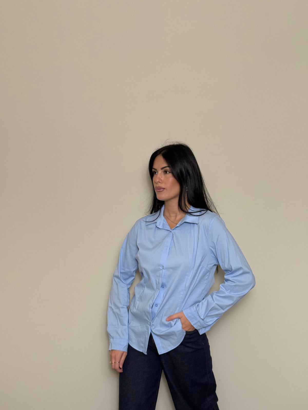 Camicia azzurra regular fit