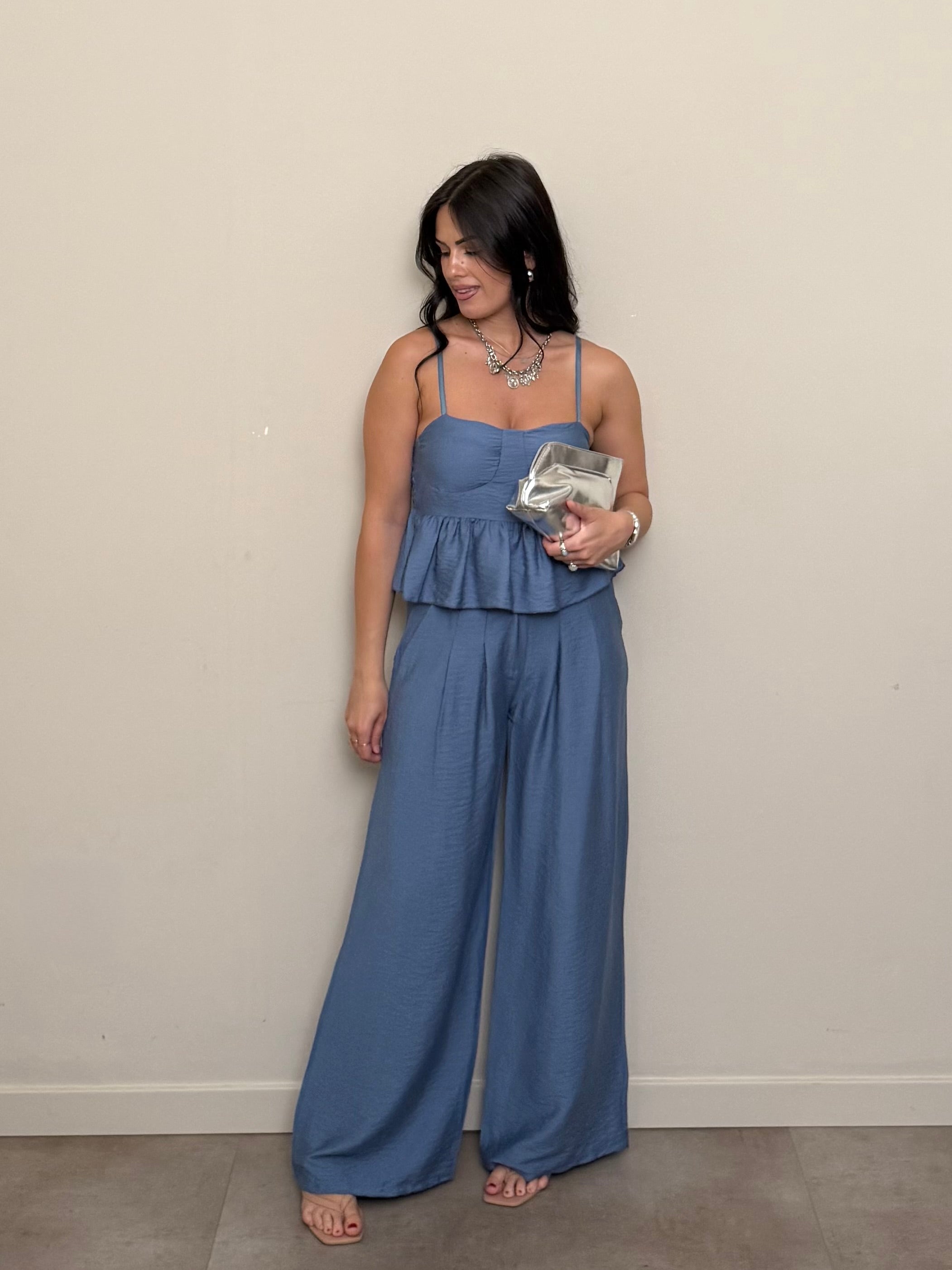 Coordinato Laura azzurro