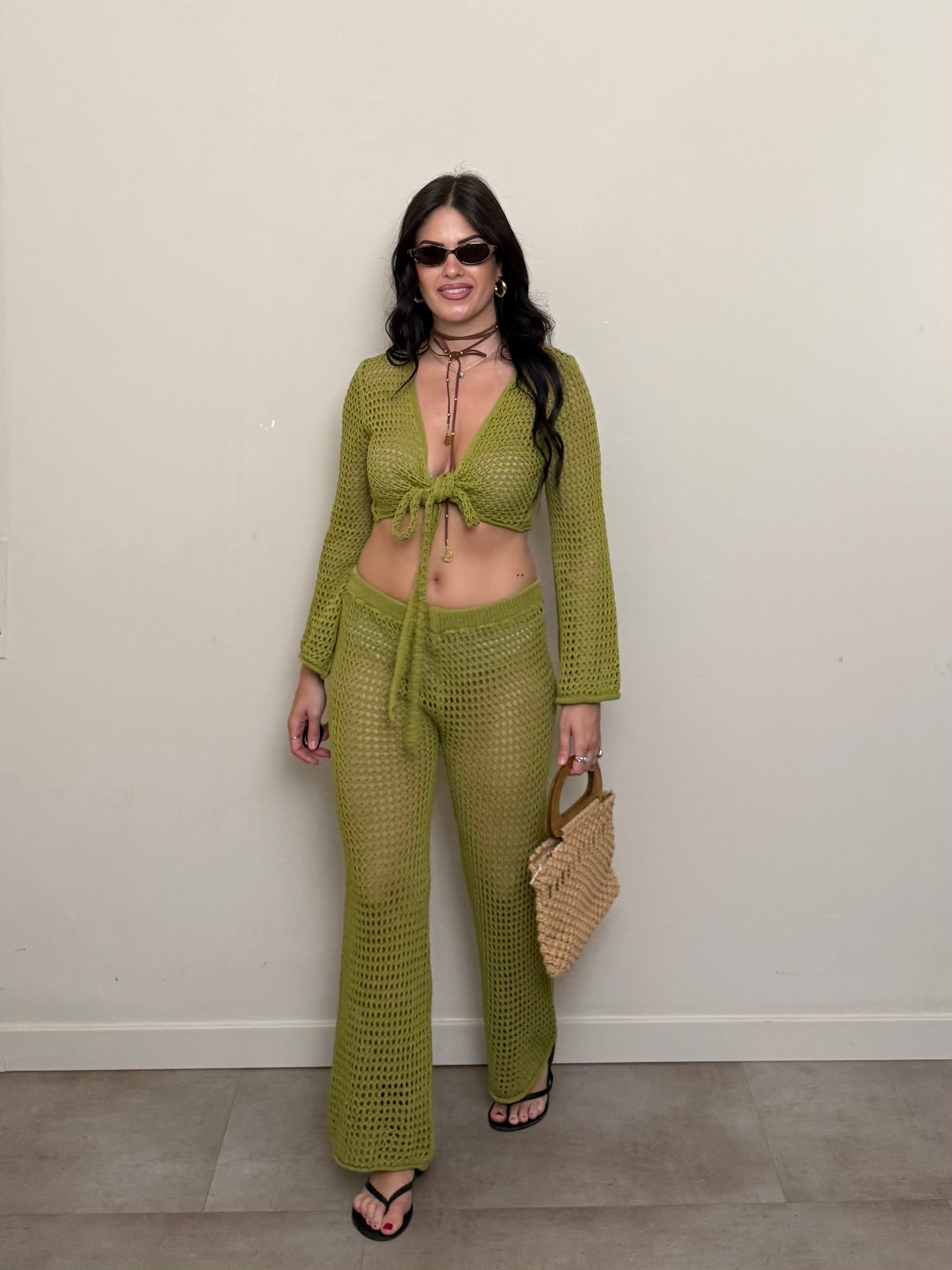 Coordinato traforato lungo olio