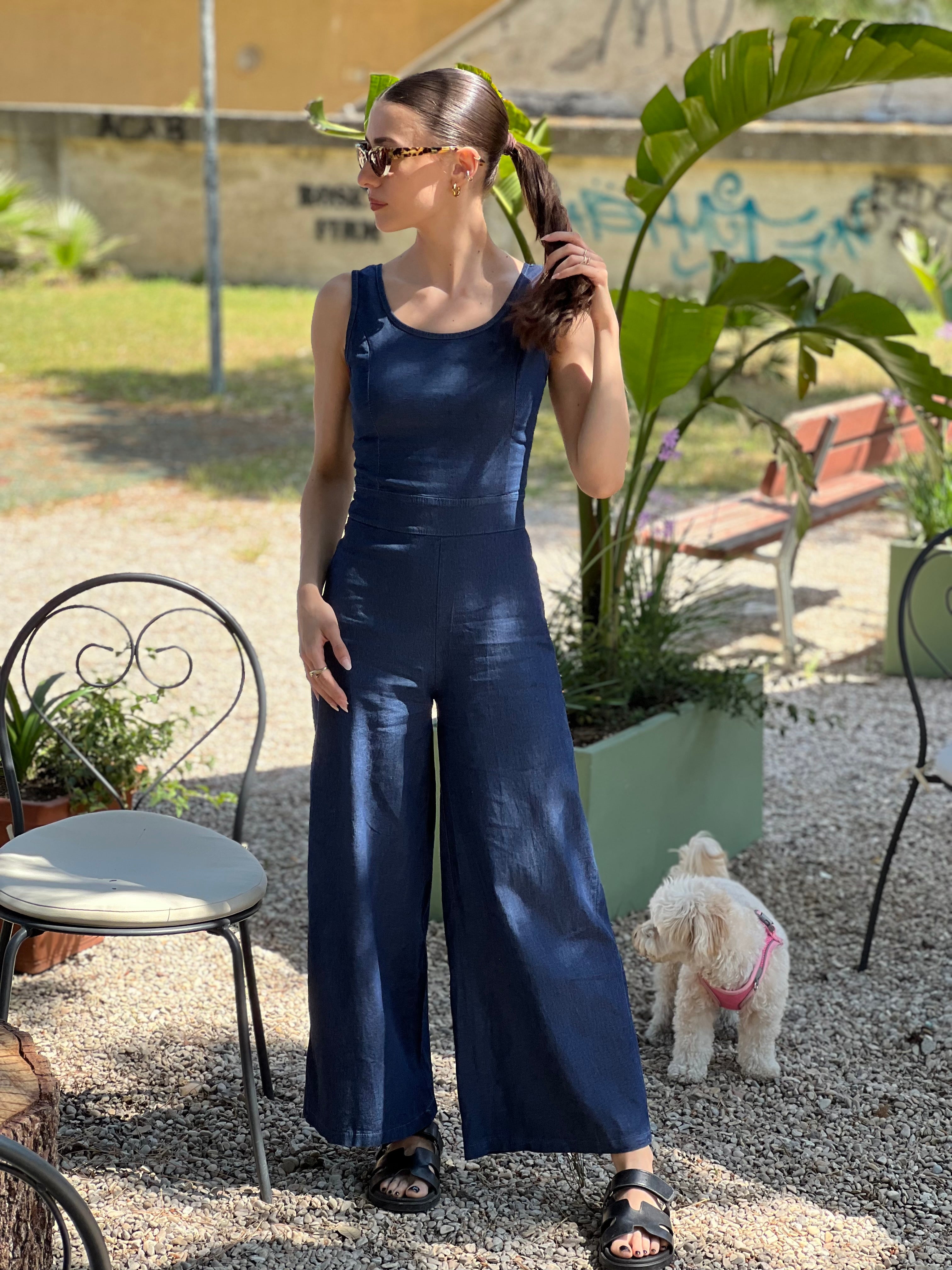 Jumpsuit jeans petite