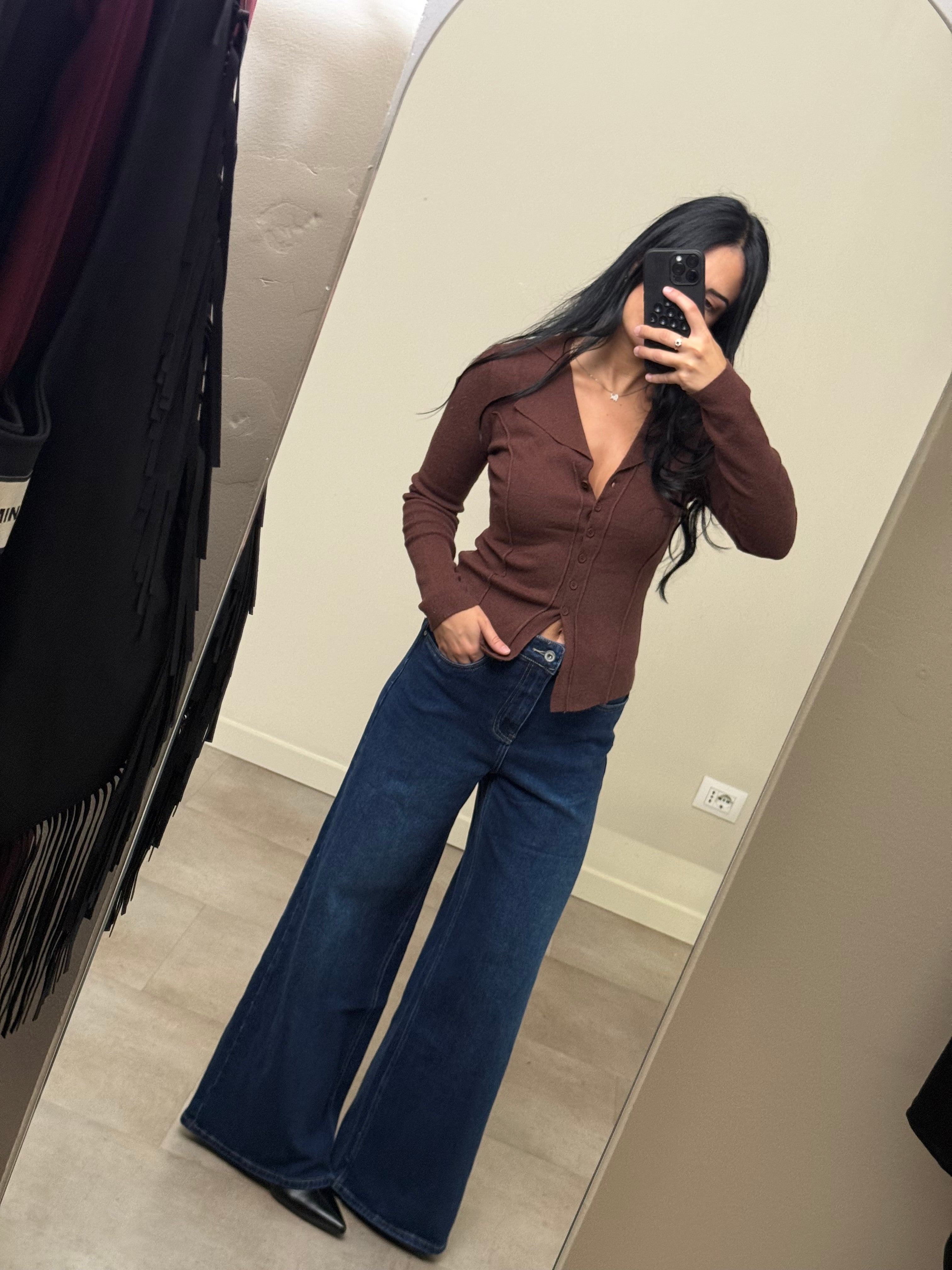 Jeans palazzo elasticizzato