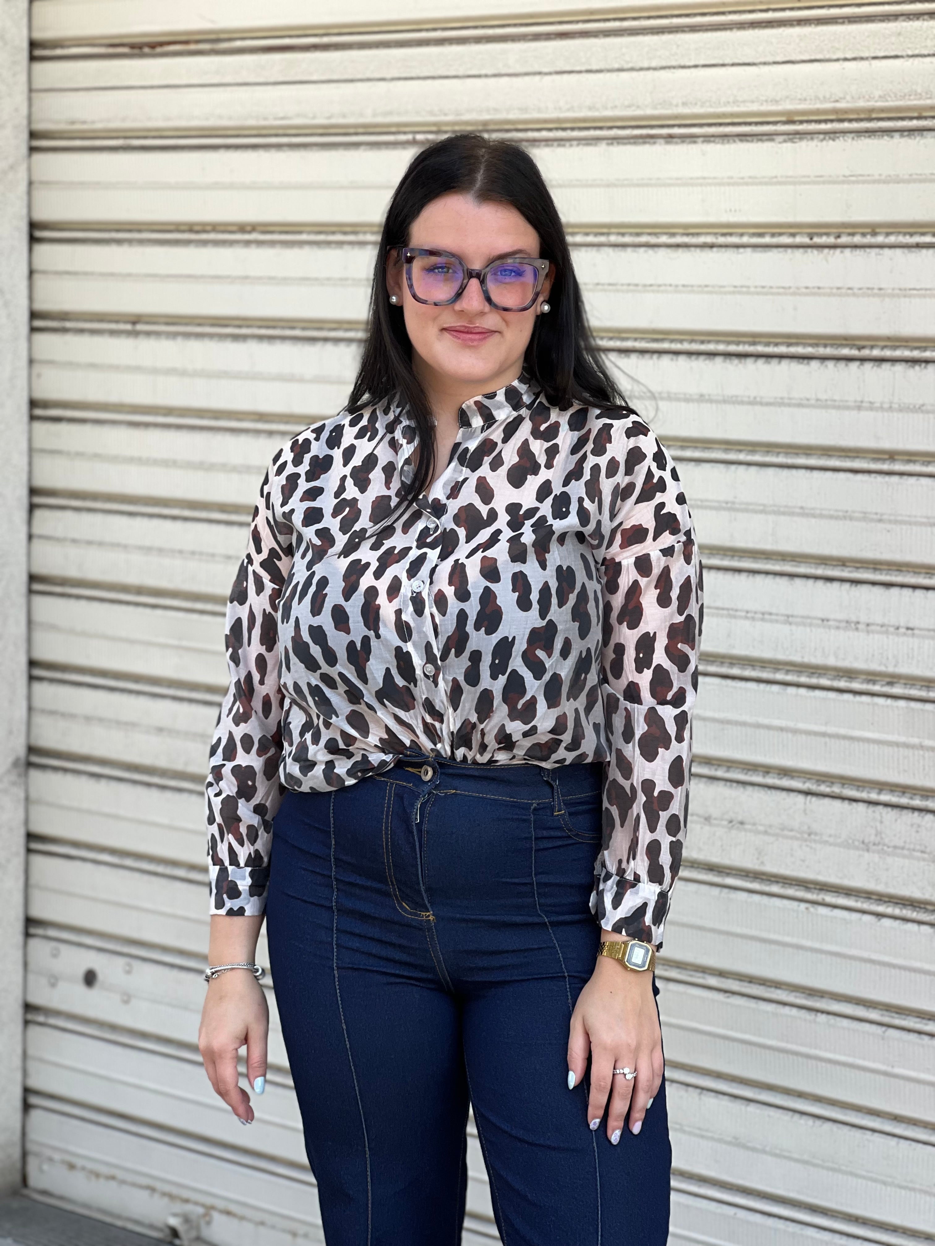 Camicia leopardata