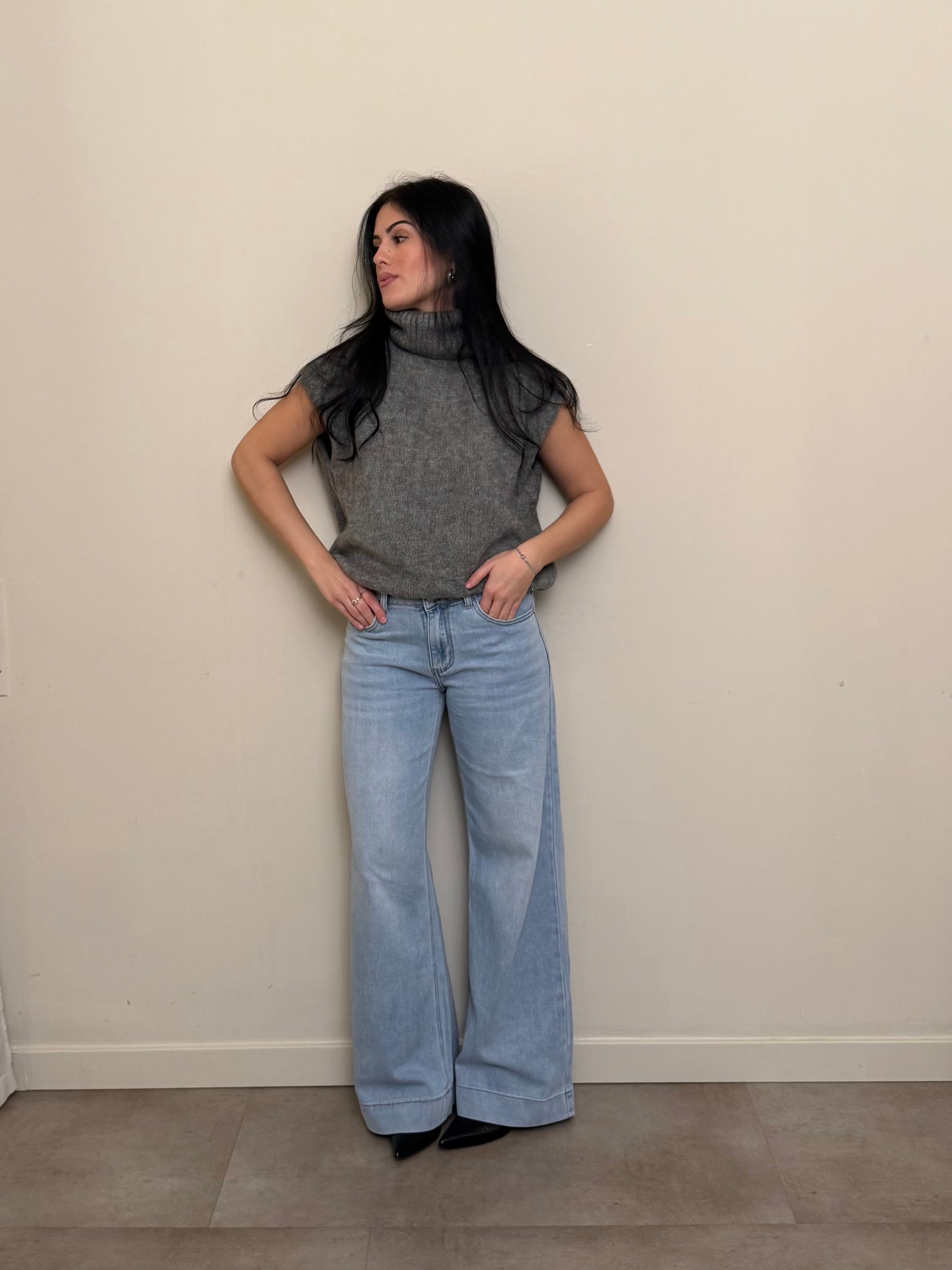 Jeans vita medio bassa