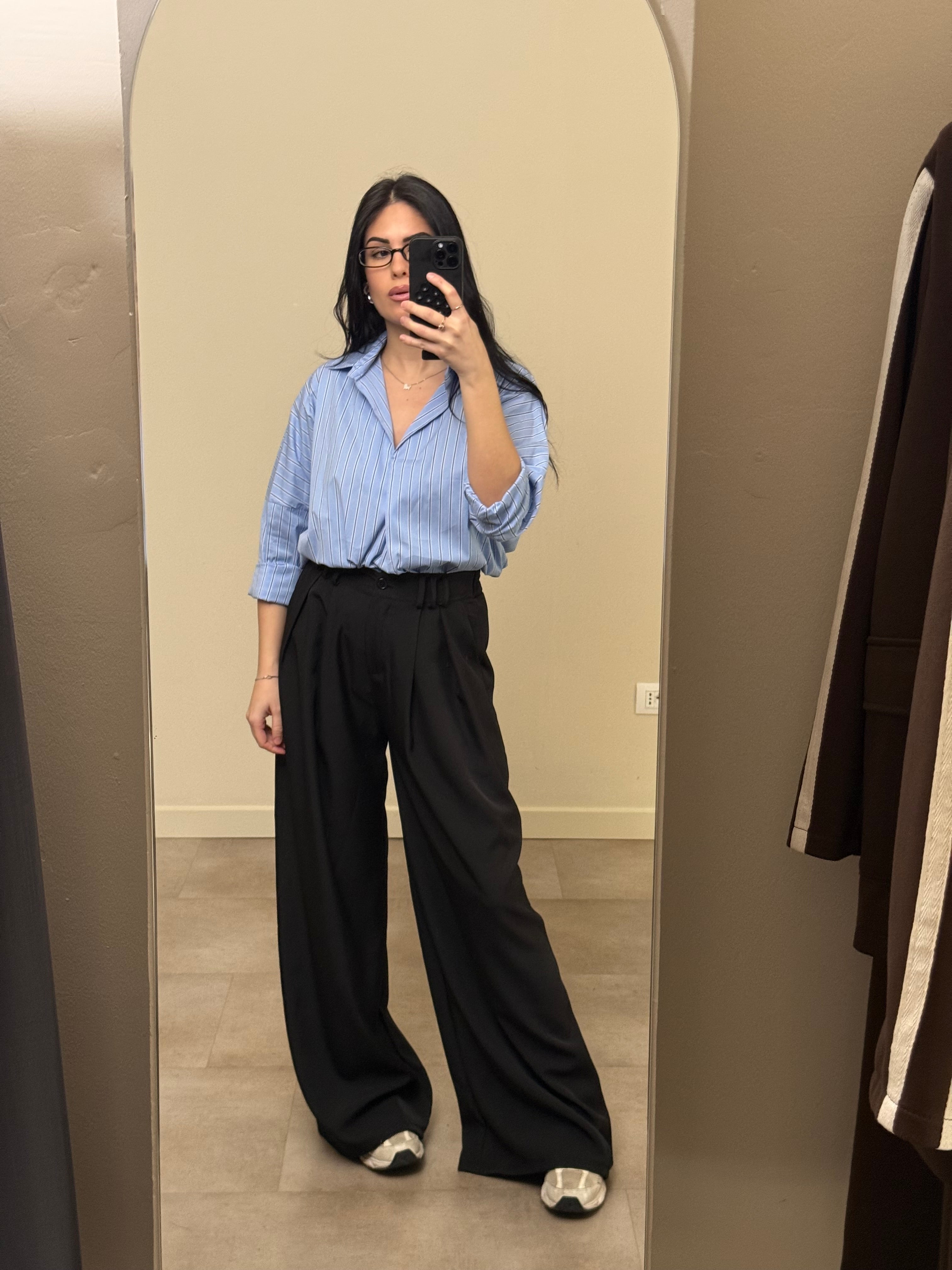 Pantalone ampio palazzo