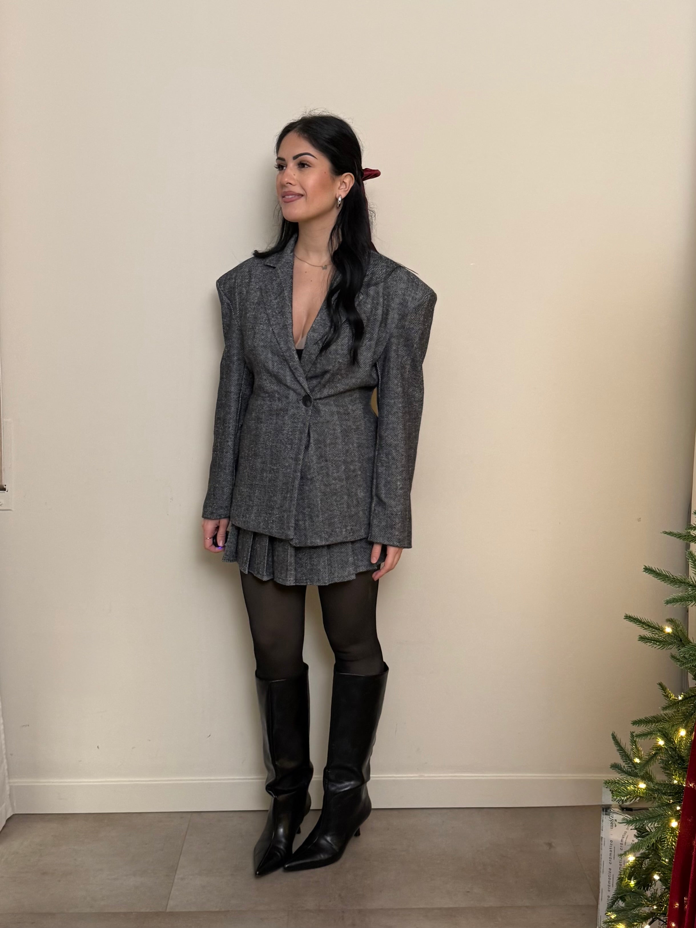 Coordinato gonna e blazer