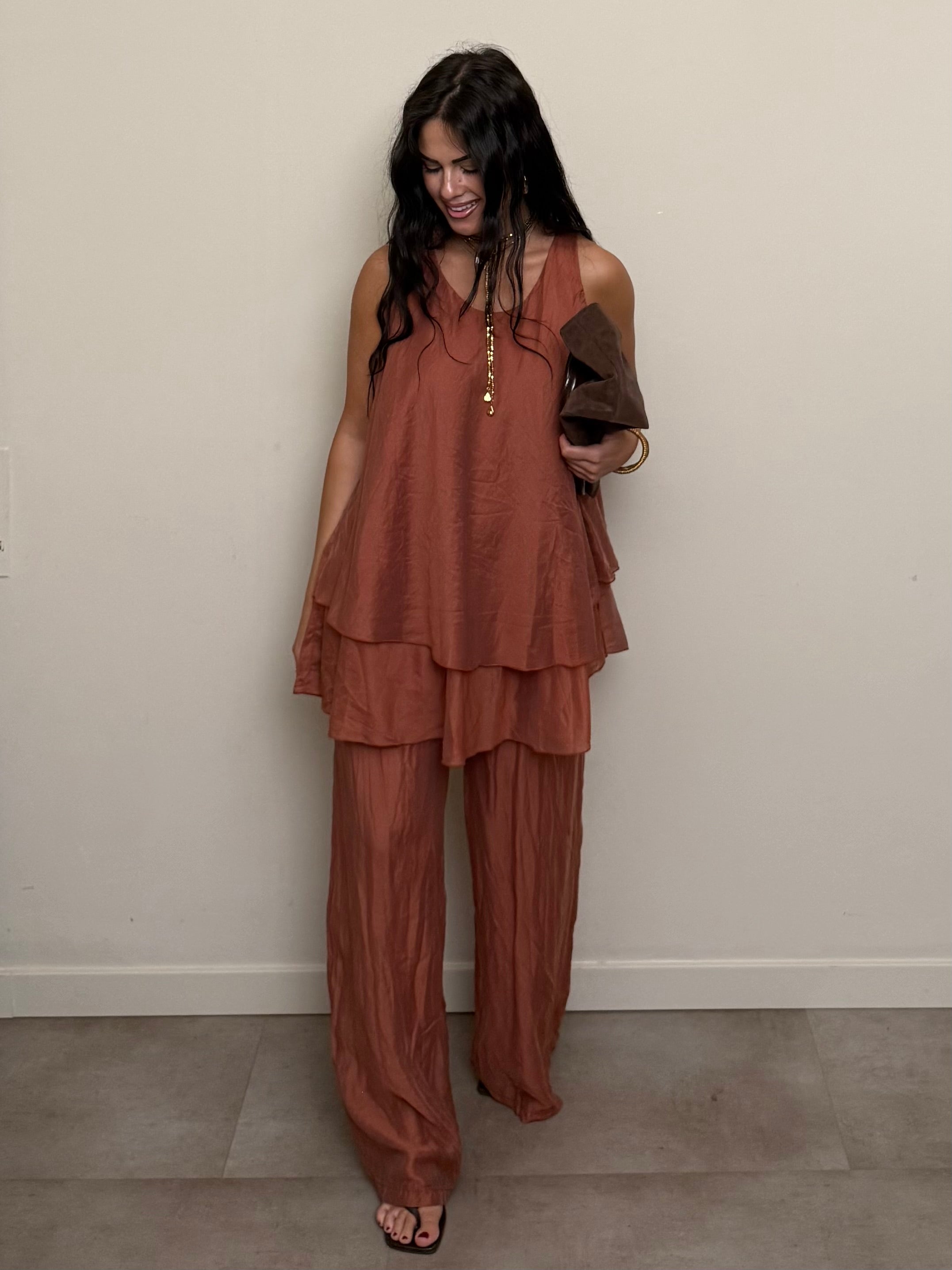 Coordinato Ilary ruggine