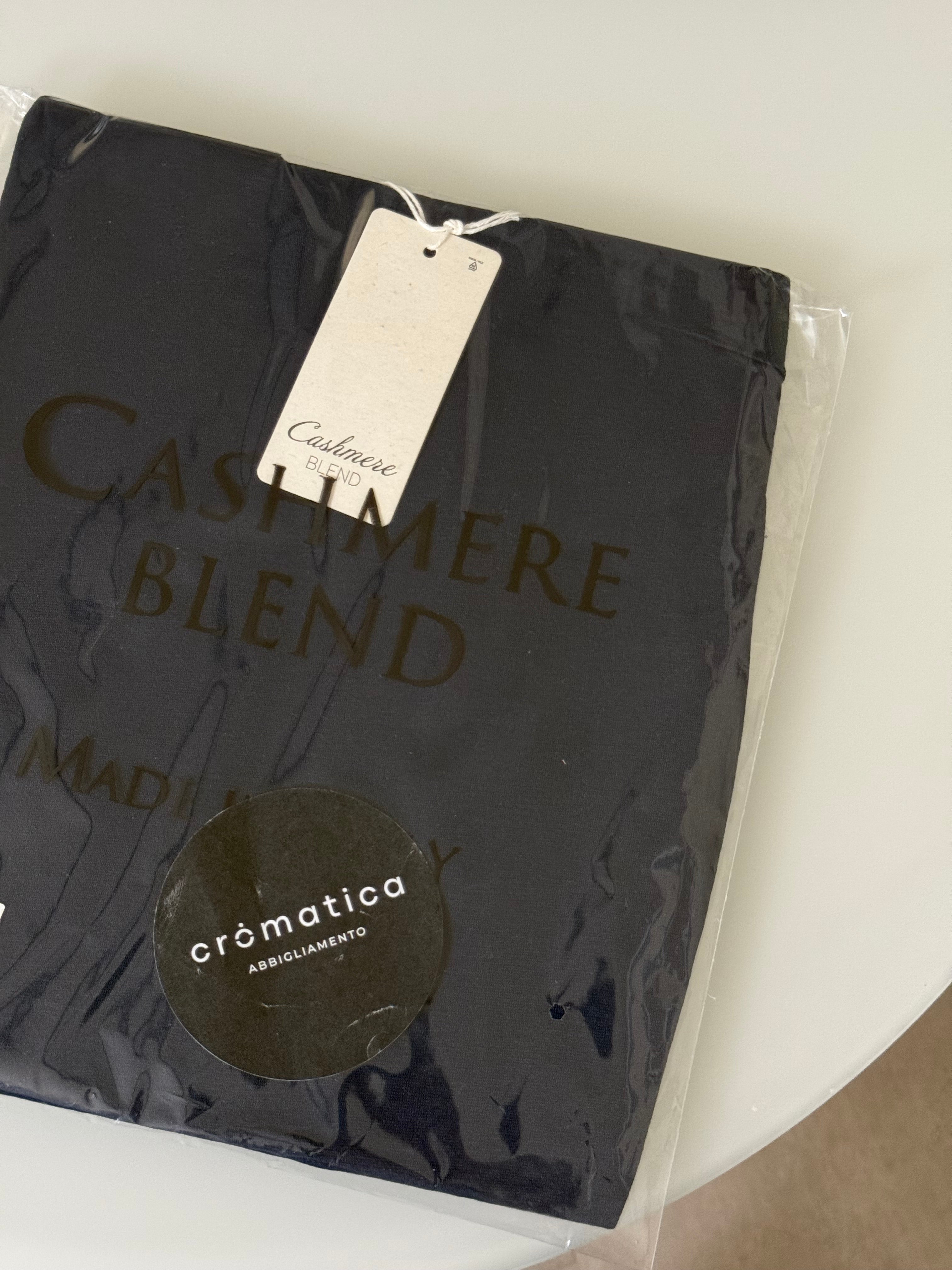 Maglia cashmere blu
