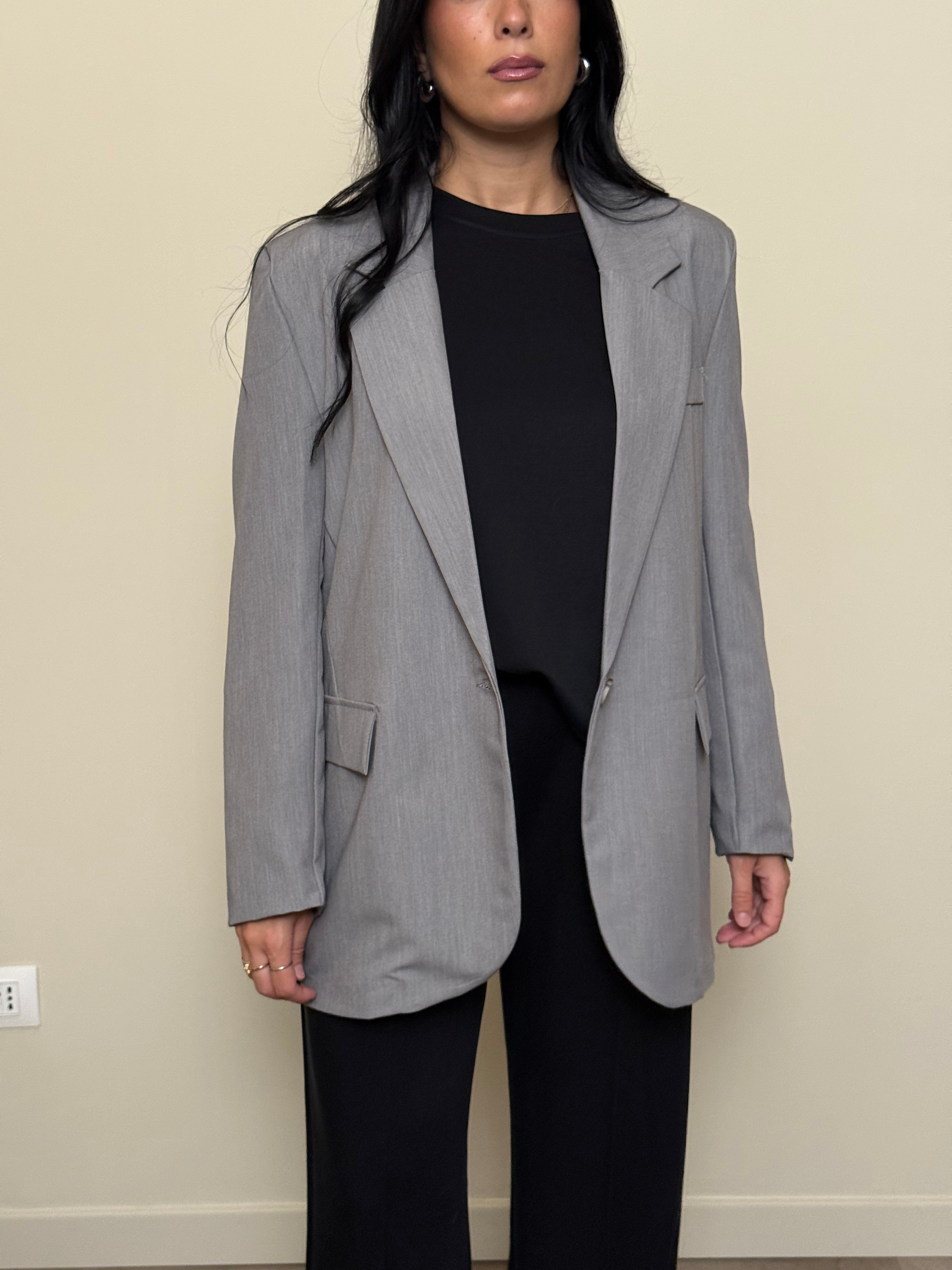 Blazer over grigio