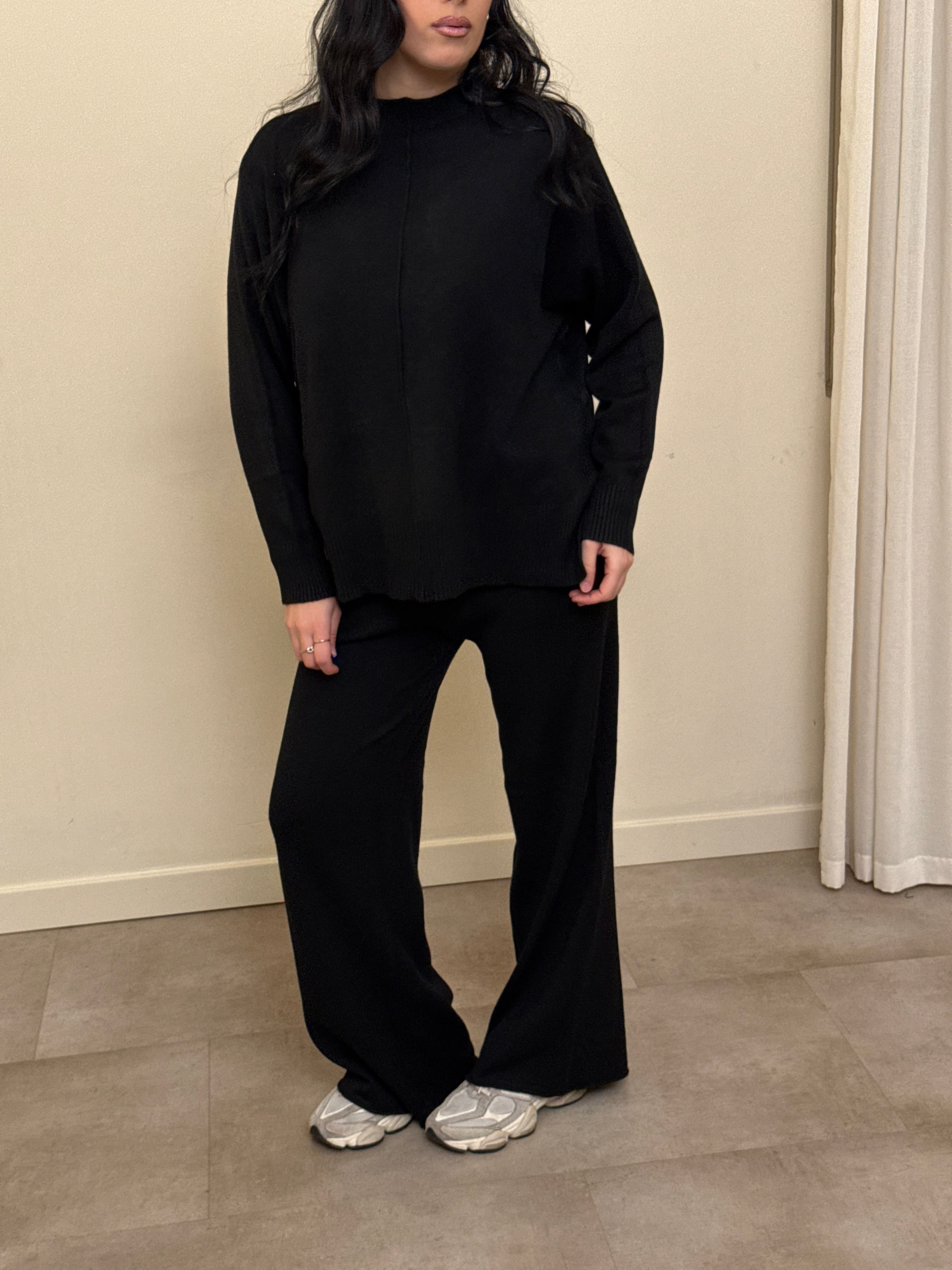 Coordinato tuta girocollo