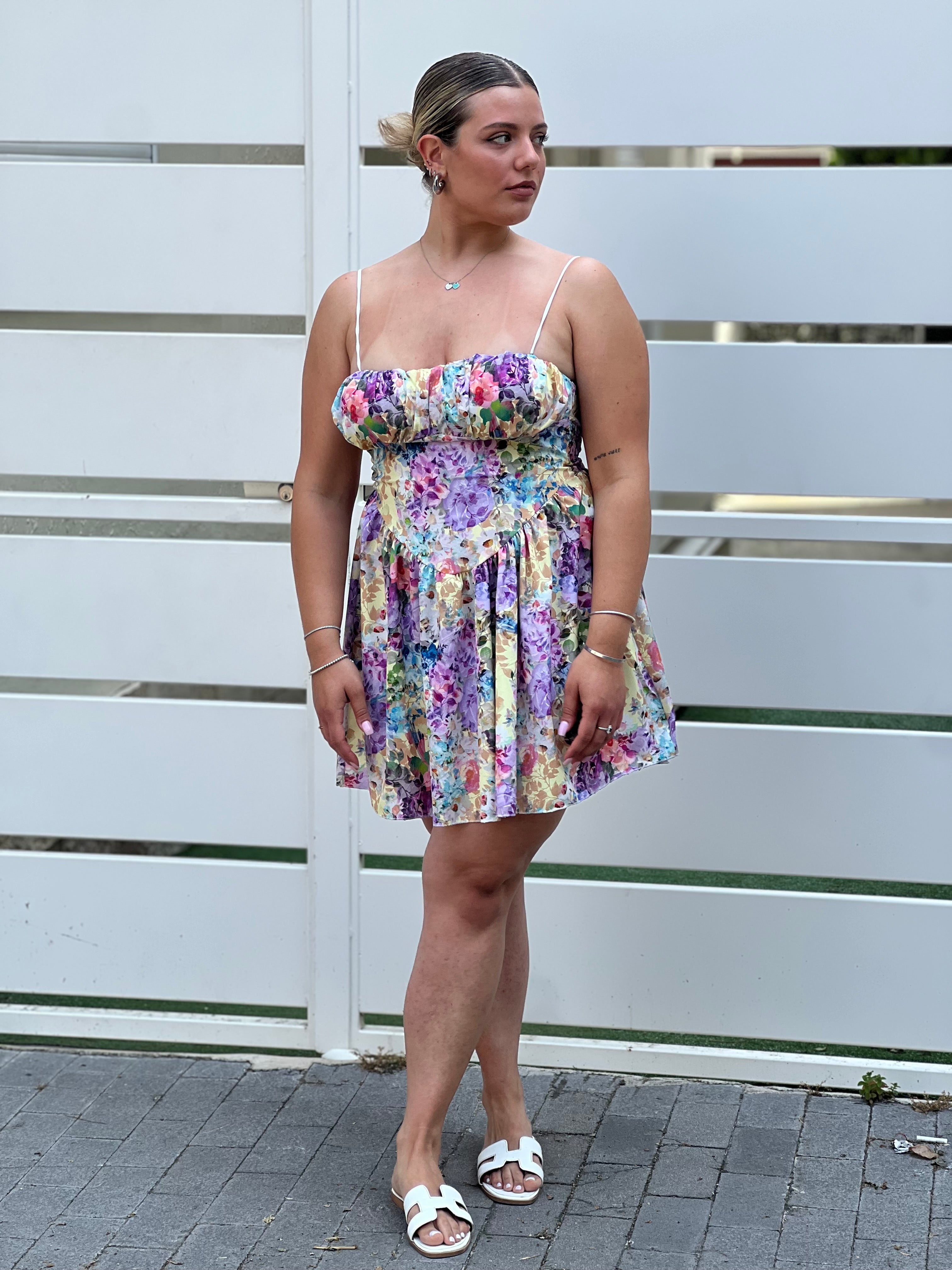 Mini dress fiori