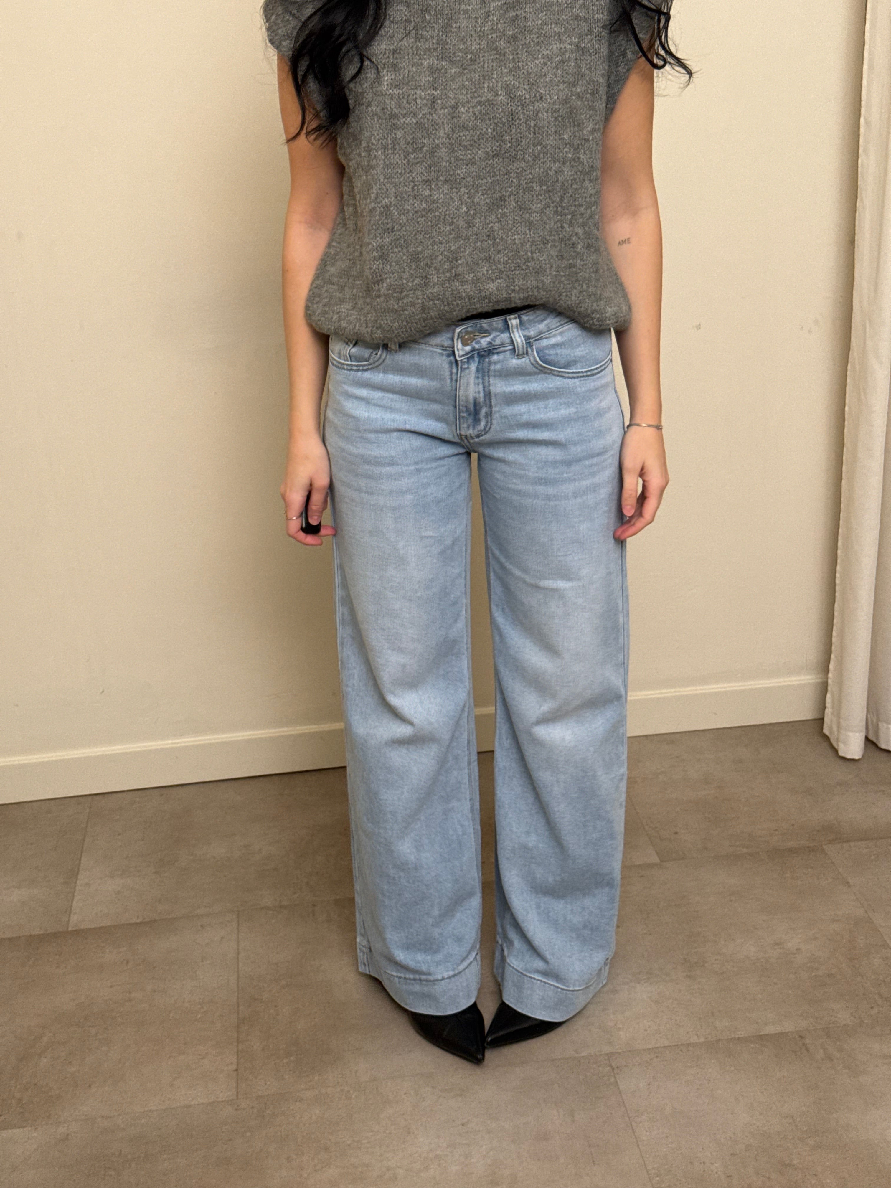 Jeans vita medio bassa