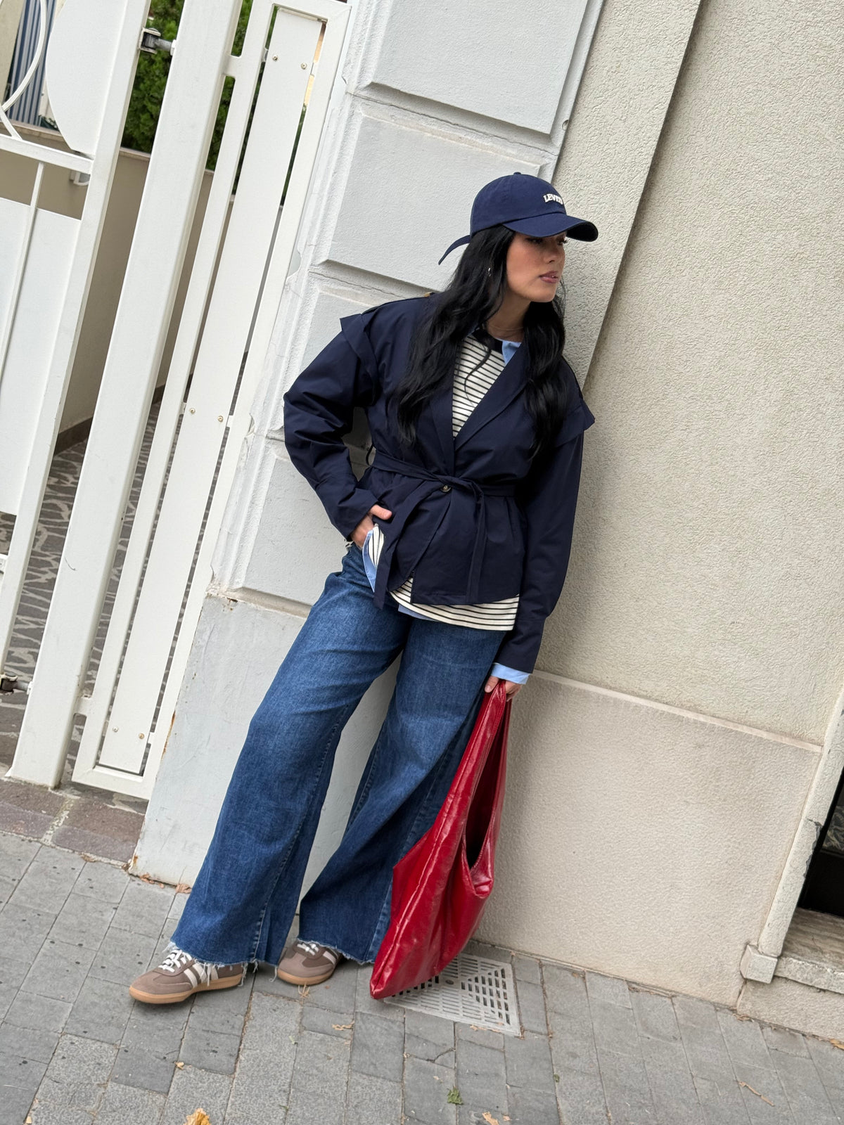 Jeans palazzo elasticizzato