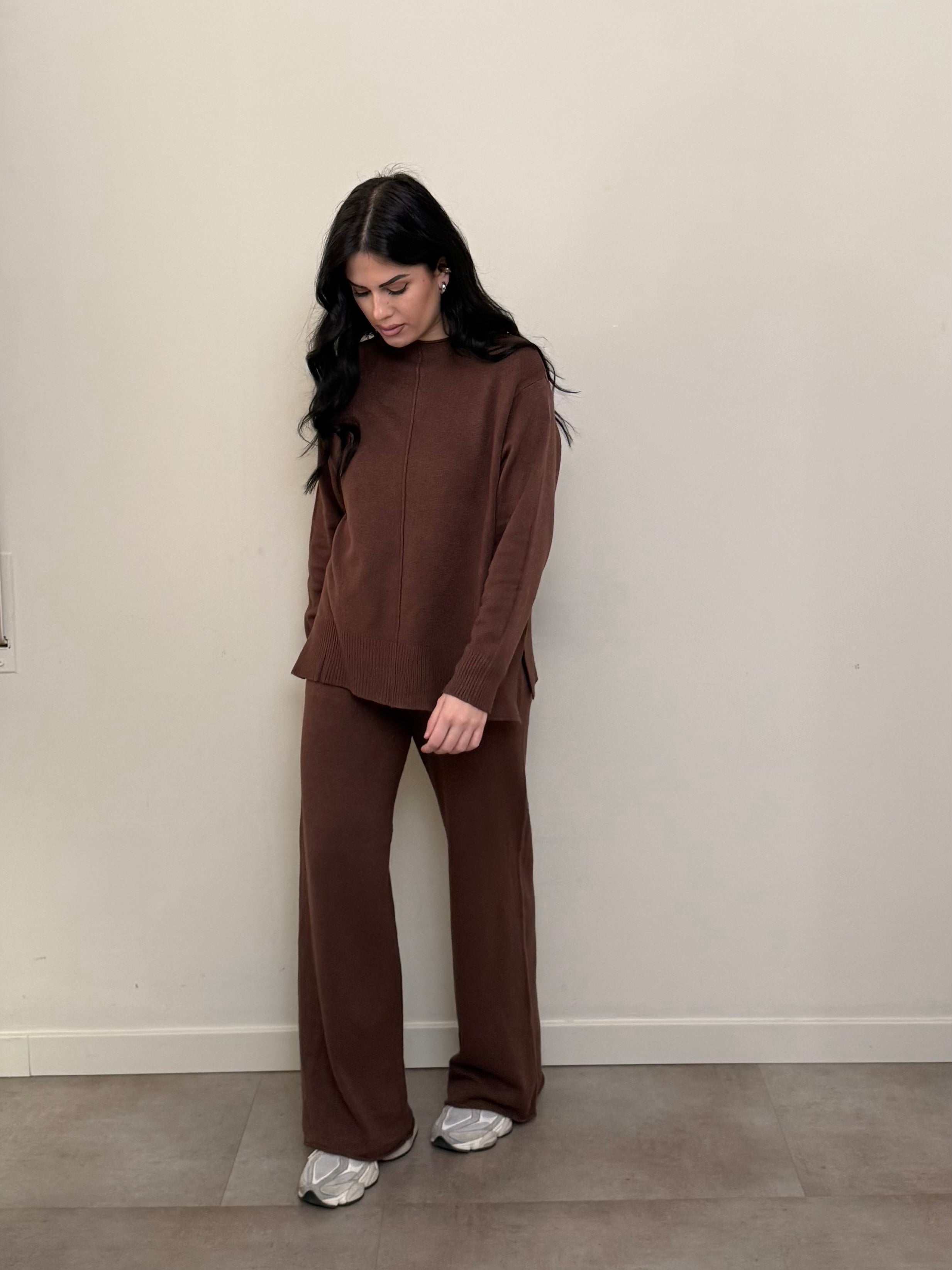 Coordinato tuta girocollo