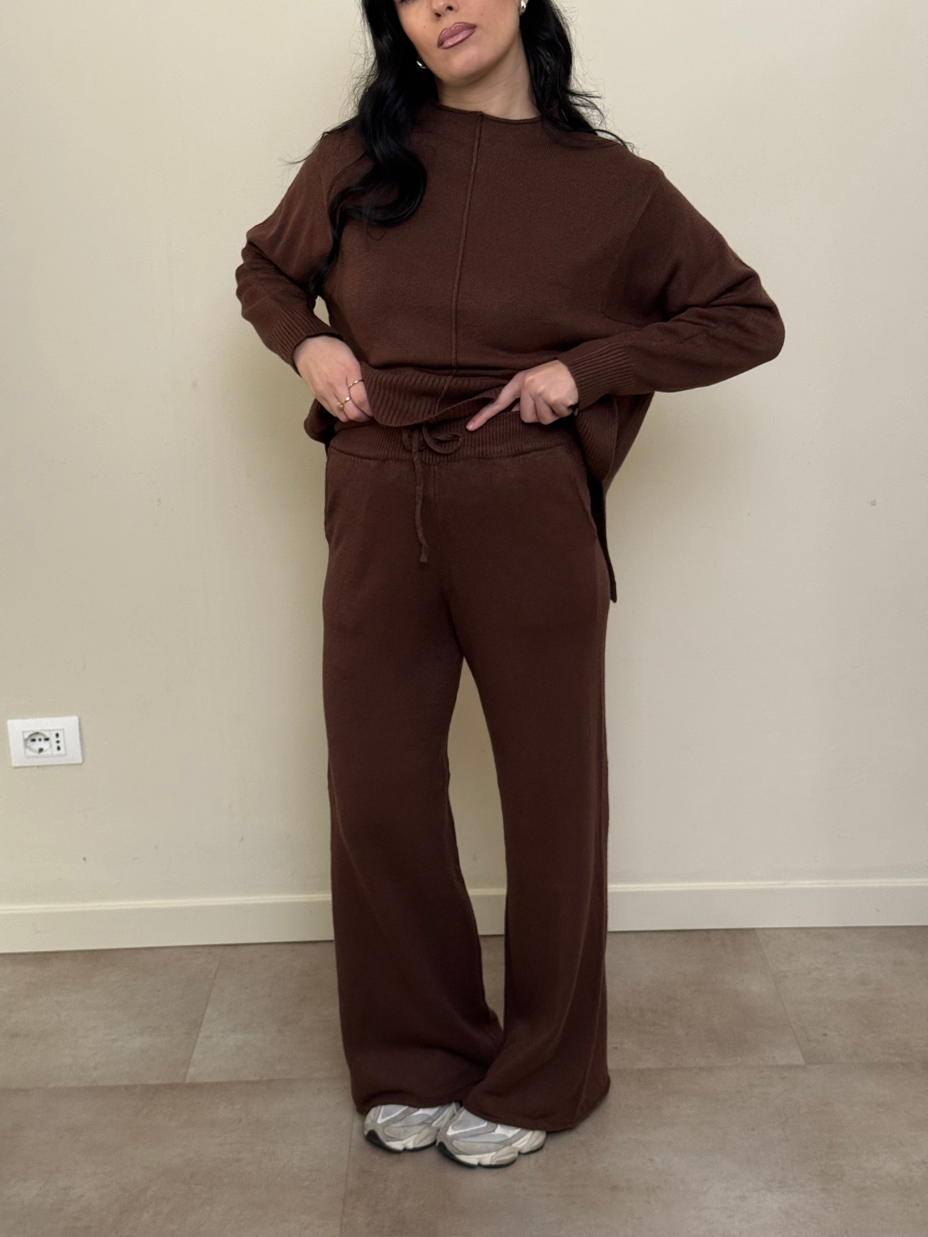 Coordinato tuta girocollo