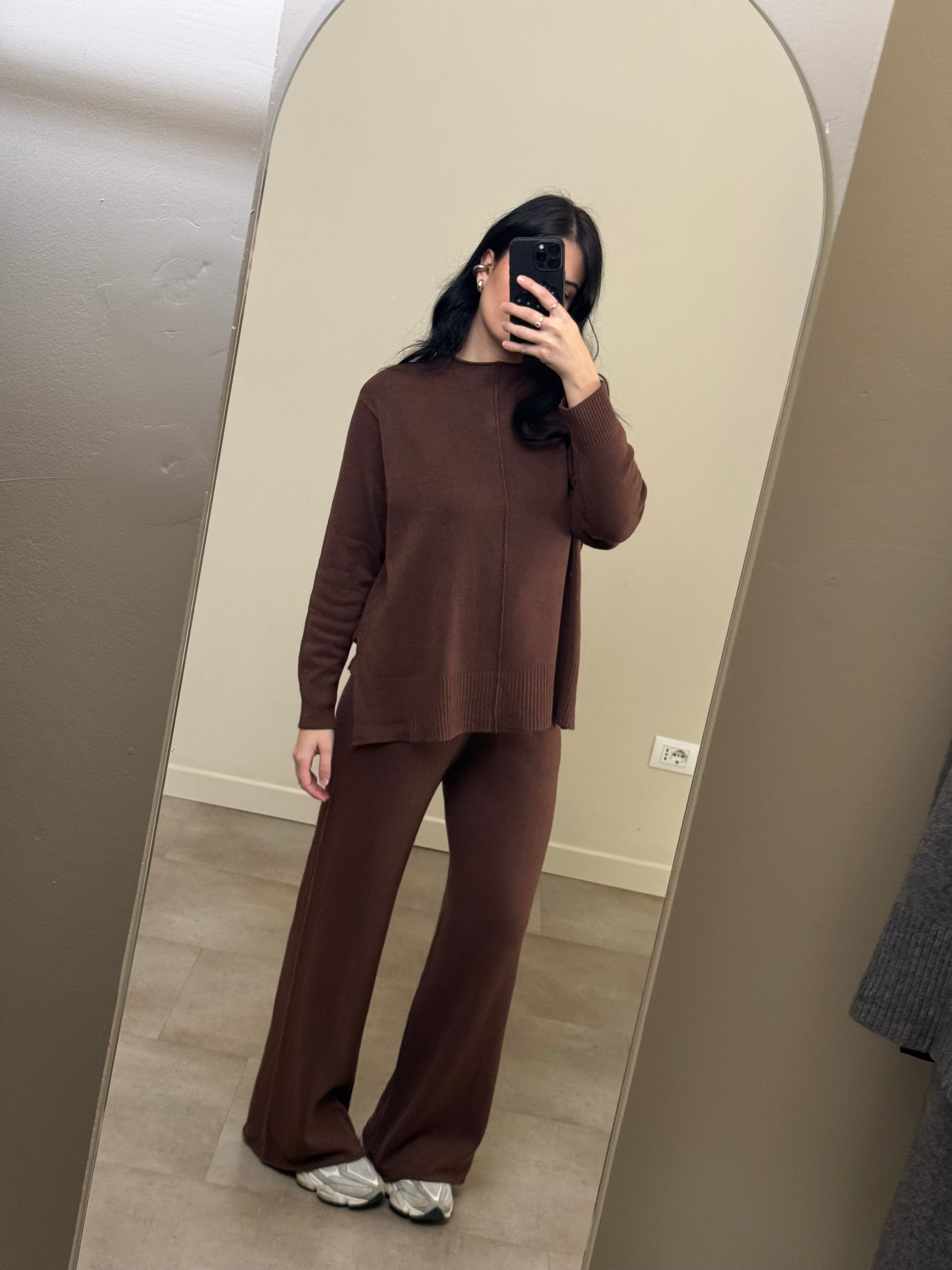 Coordinato tuta girocollo