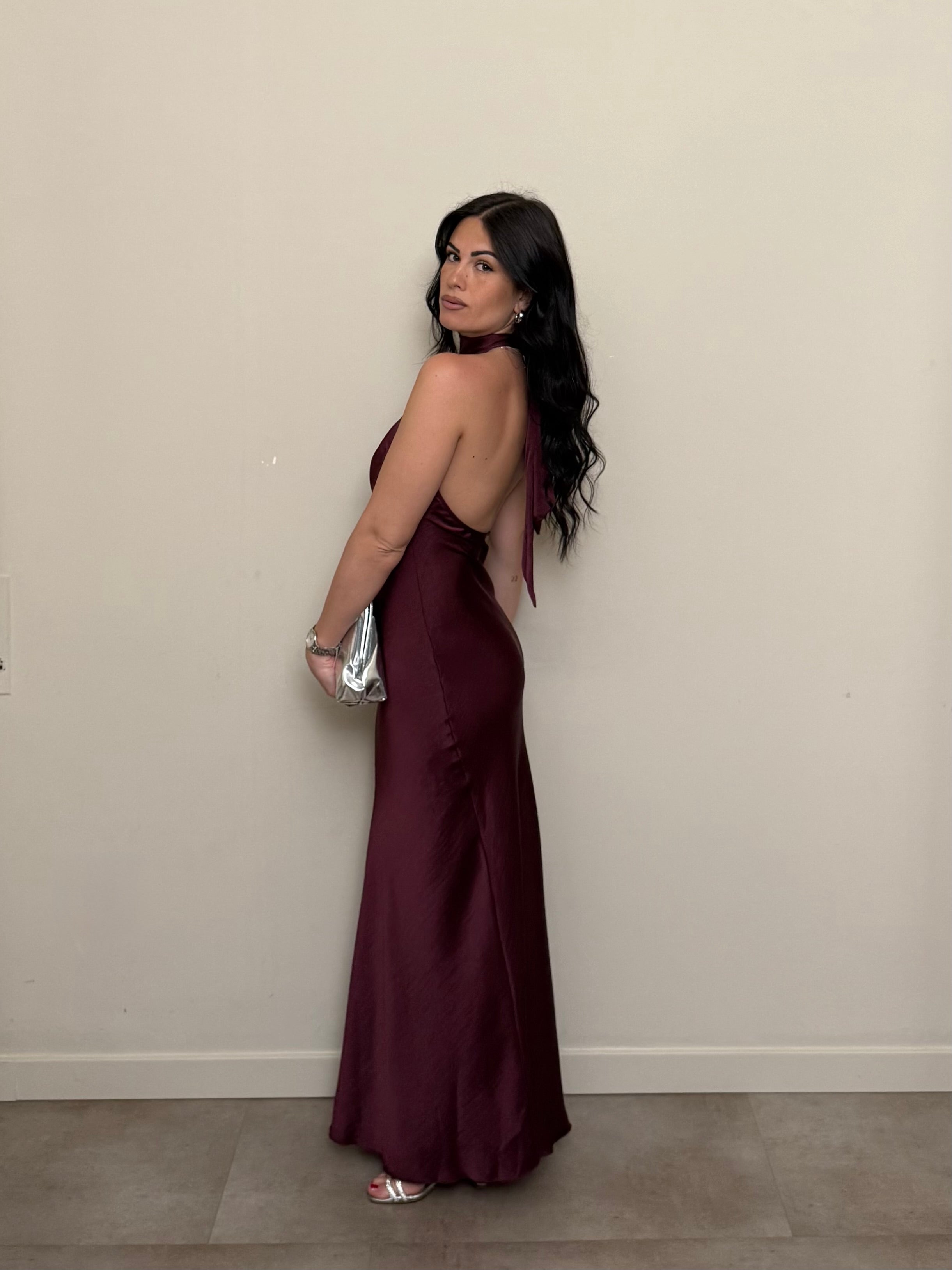 Abito Cindy bordeaux