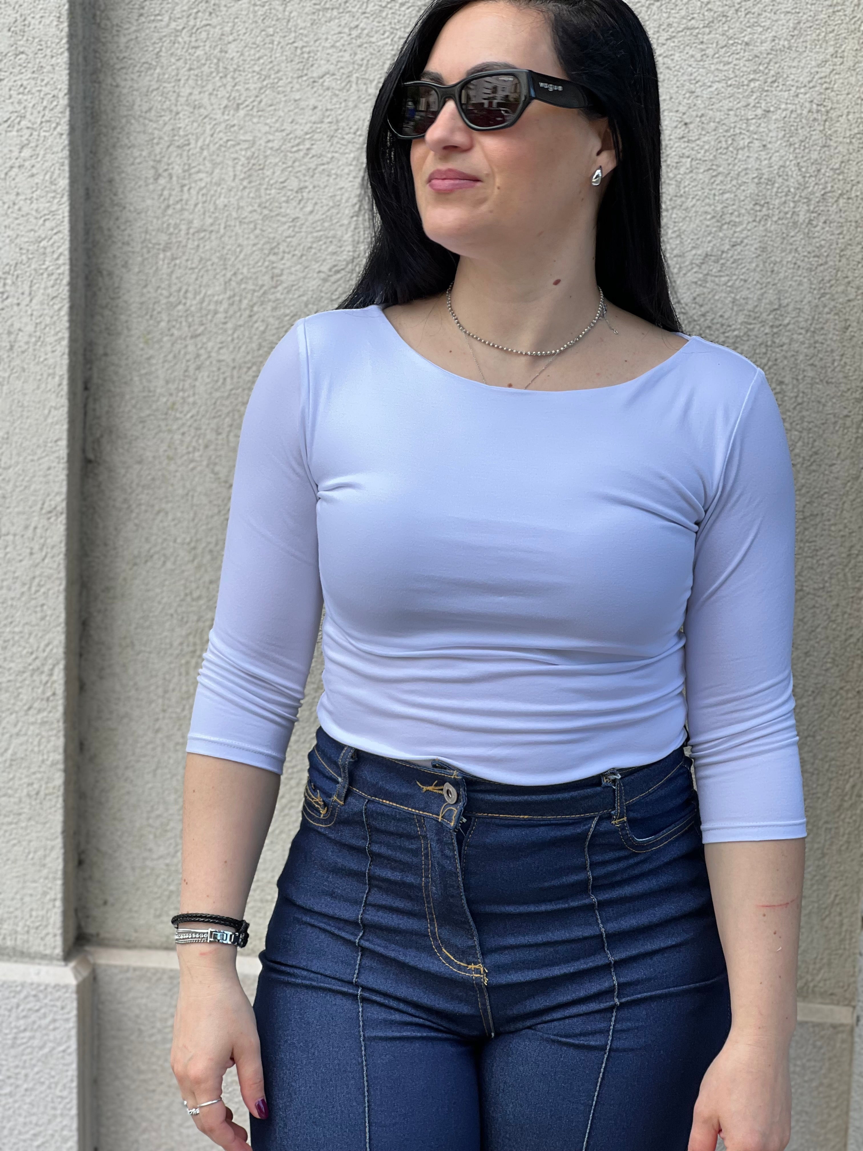 Maglia basic 3/4