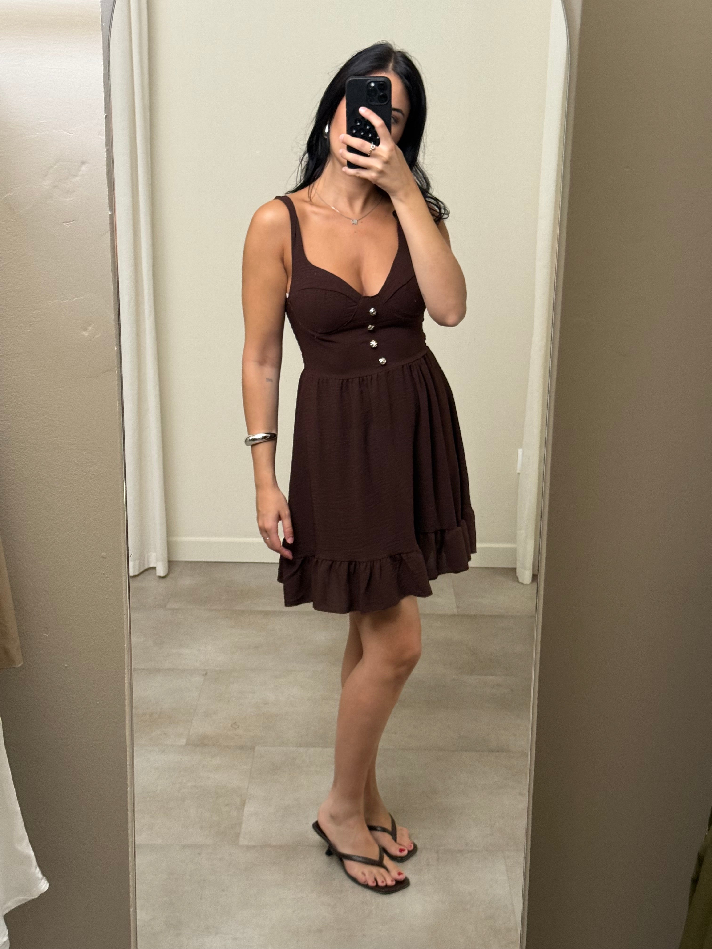 Mini dress coppe