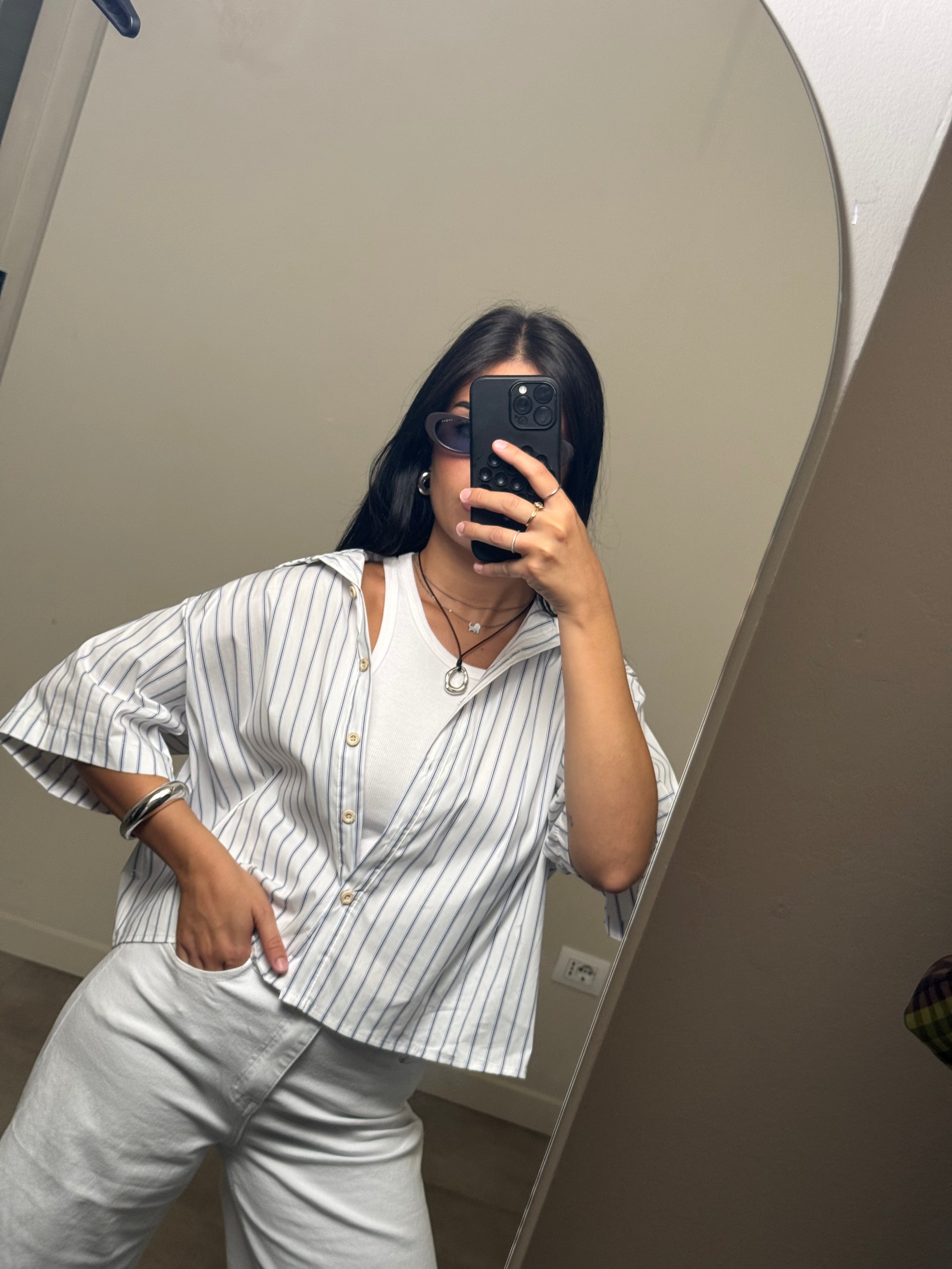 Camicia a righe