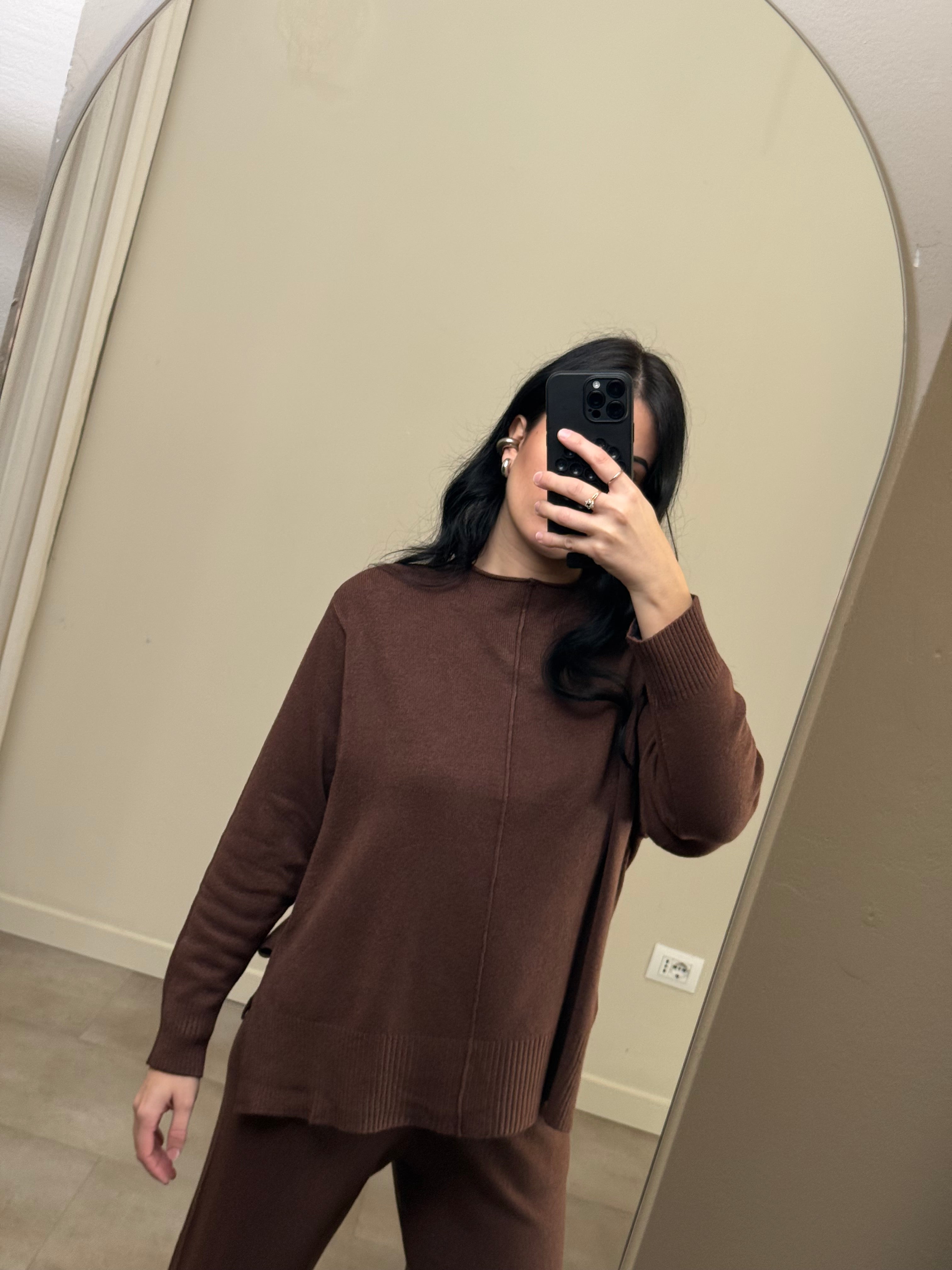 Coordinato tuta girocollo