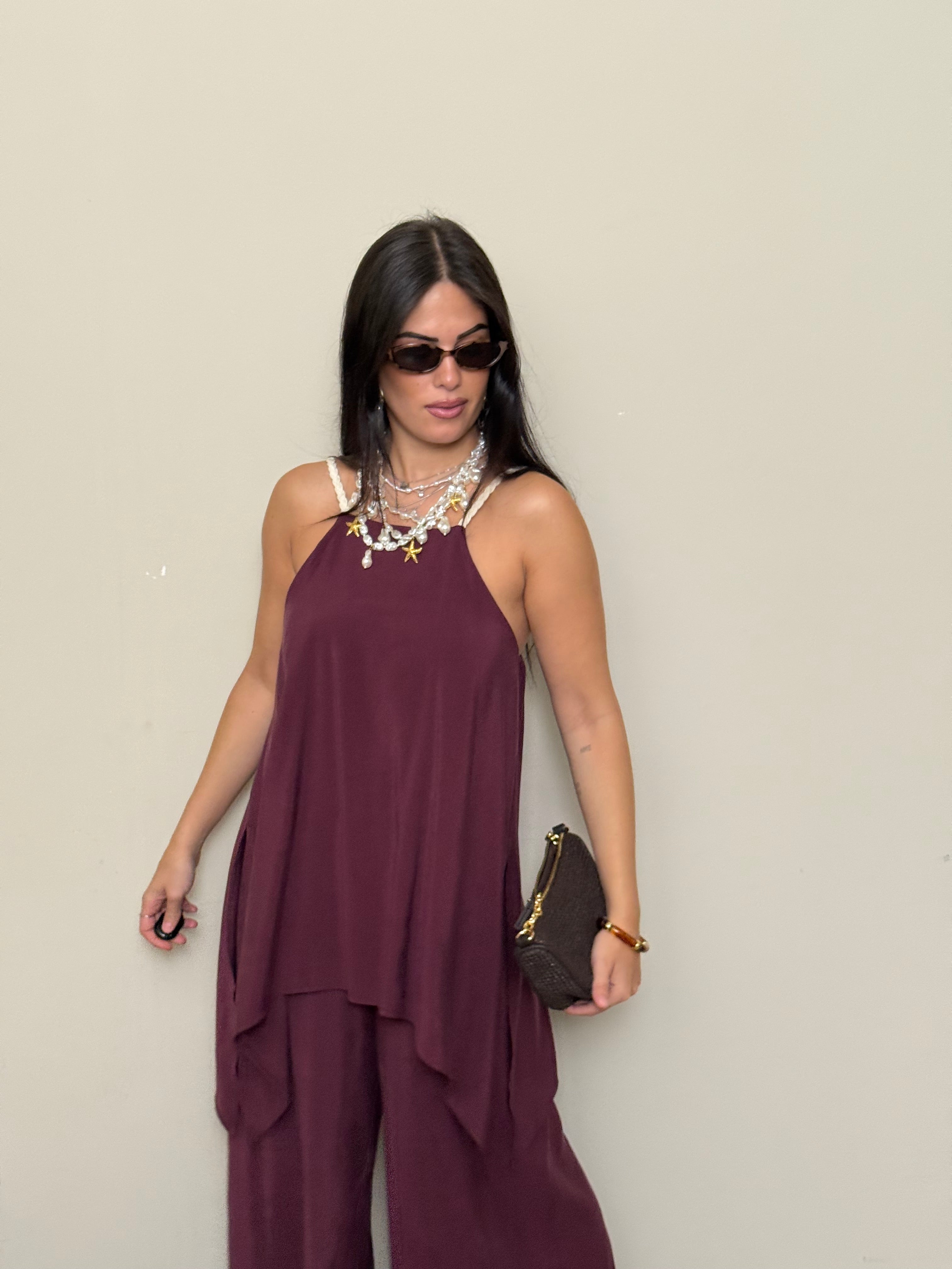 Jumpsuit bordeaux