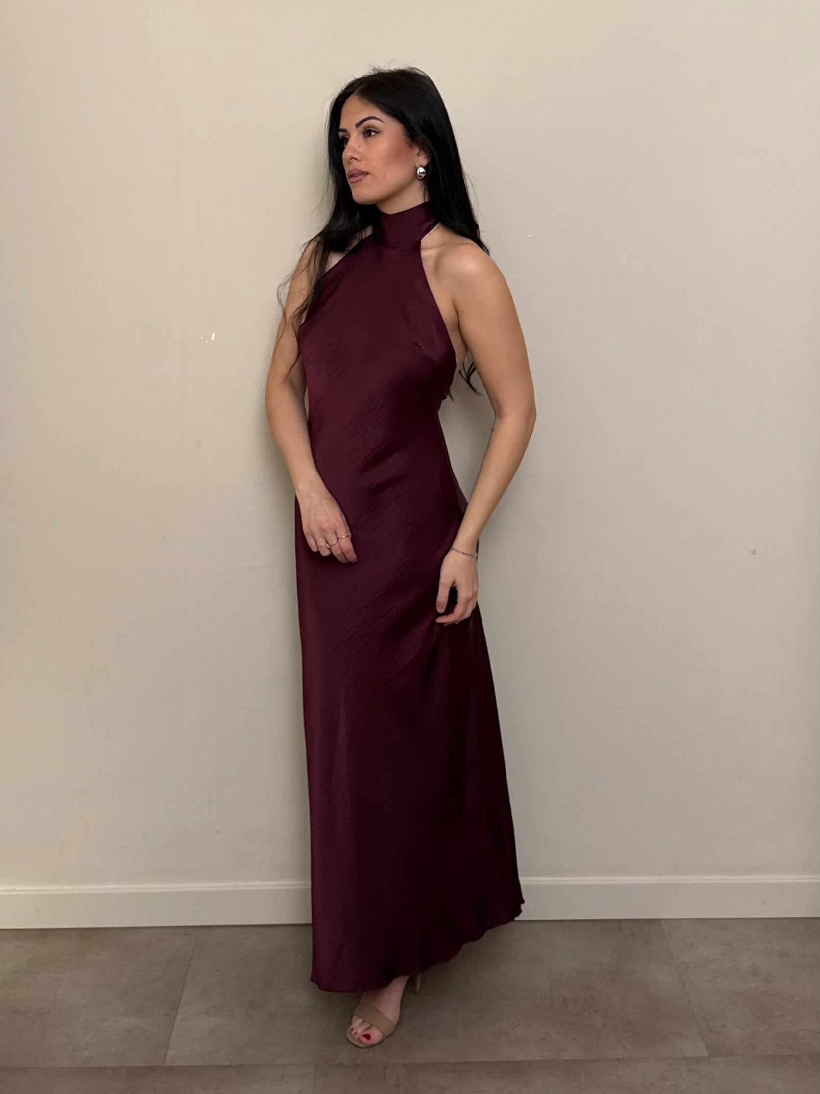 Abito Cindy bordeaux