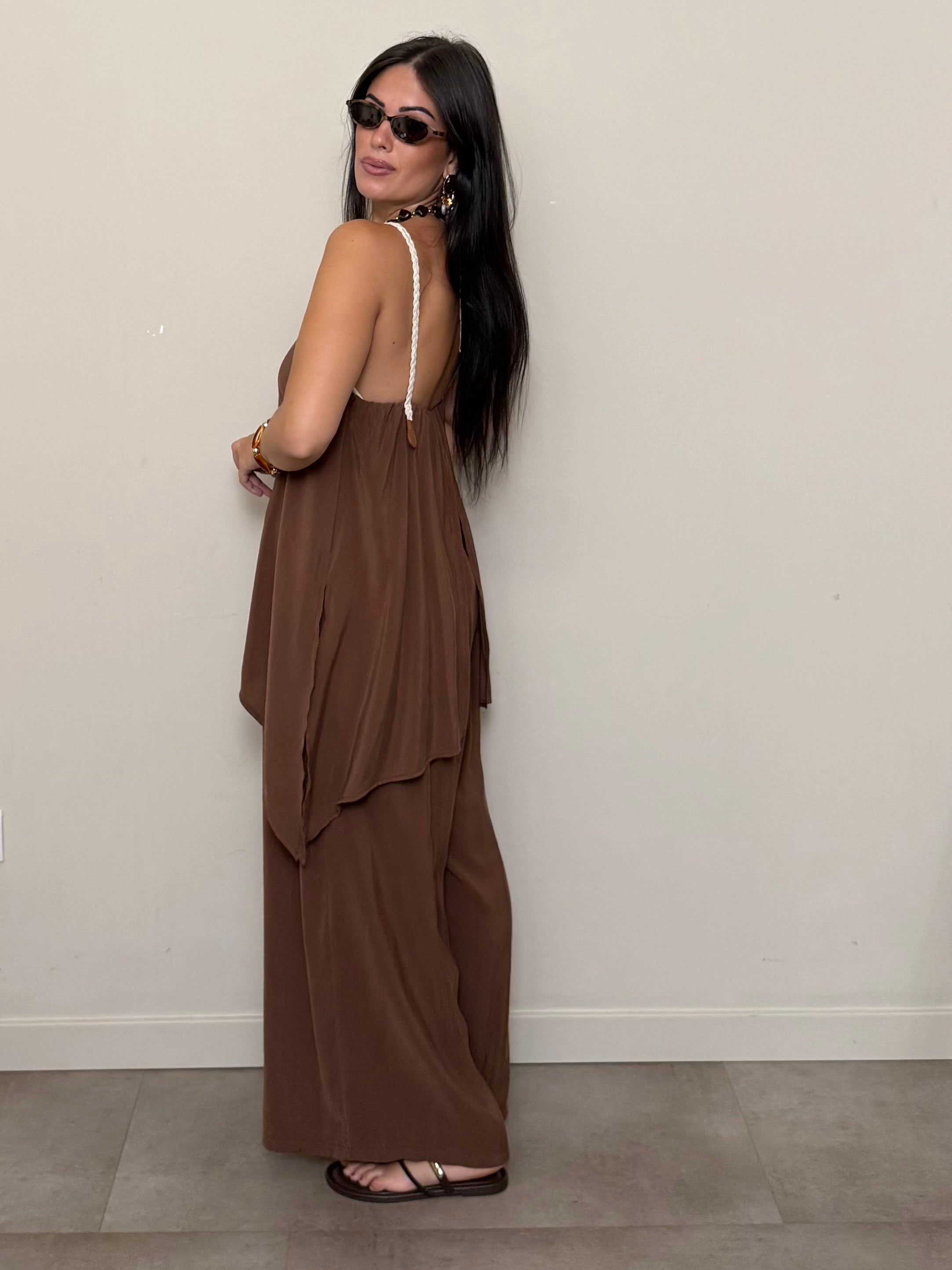 Jumpsuit cioccolato