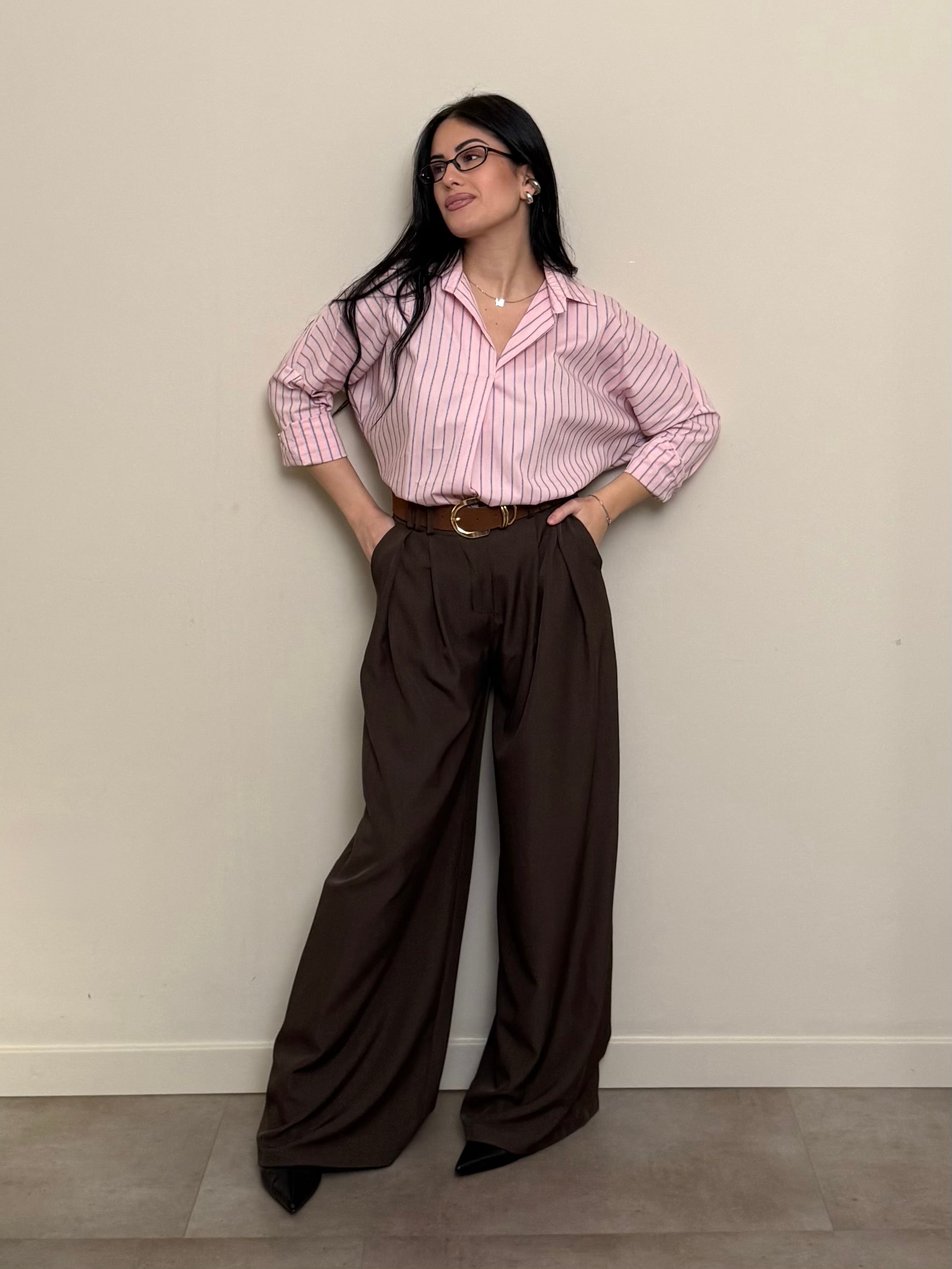 Pantalone ampio palazzo