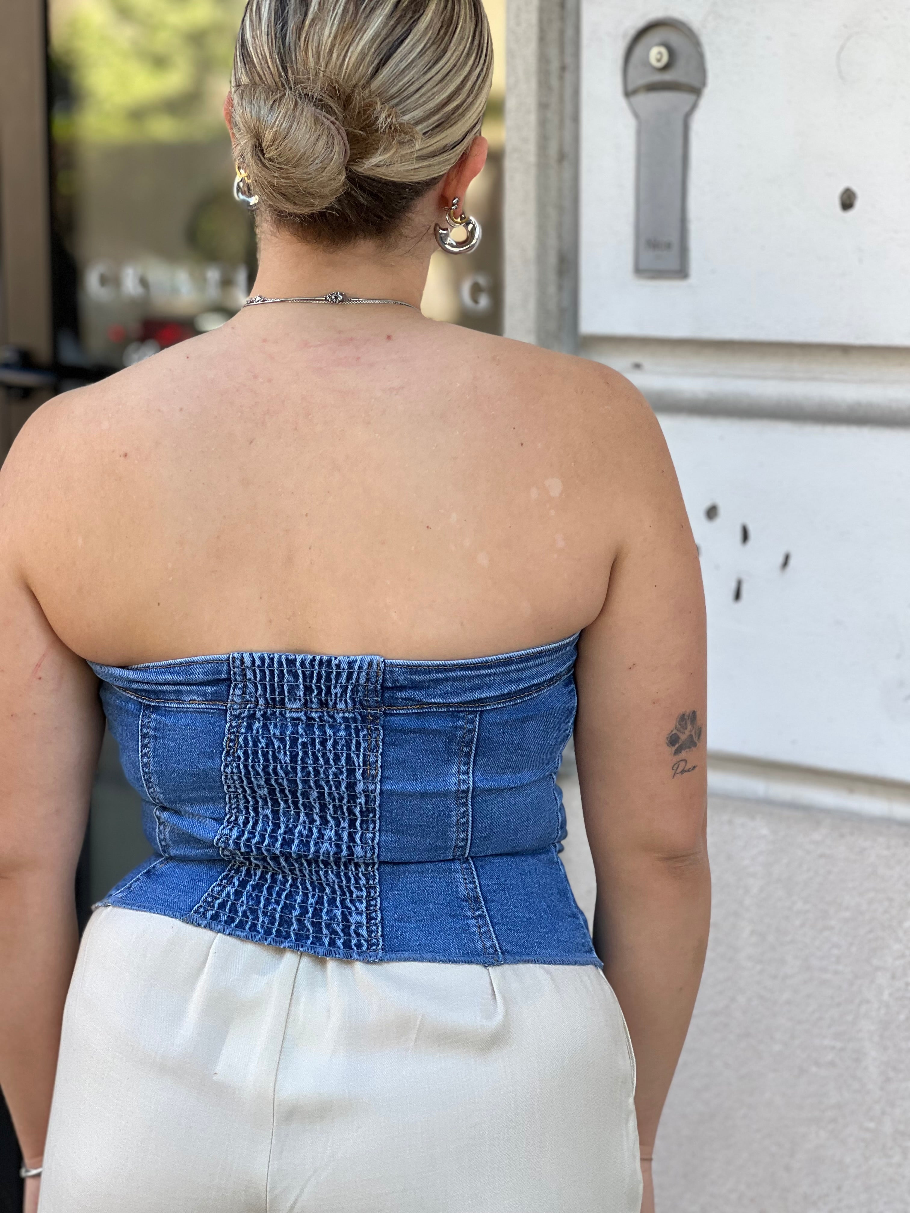 Top di jeans