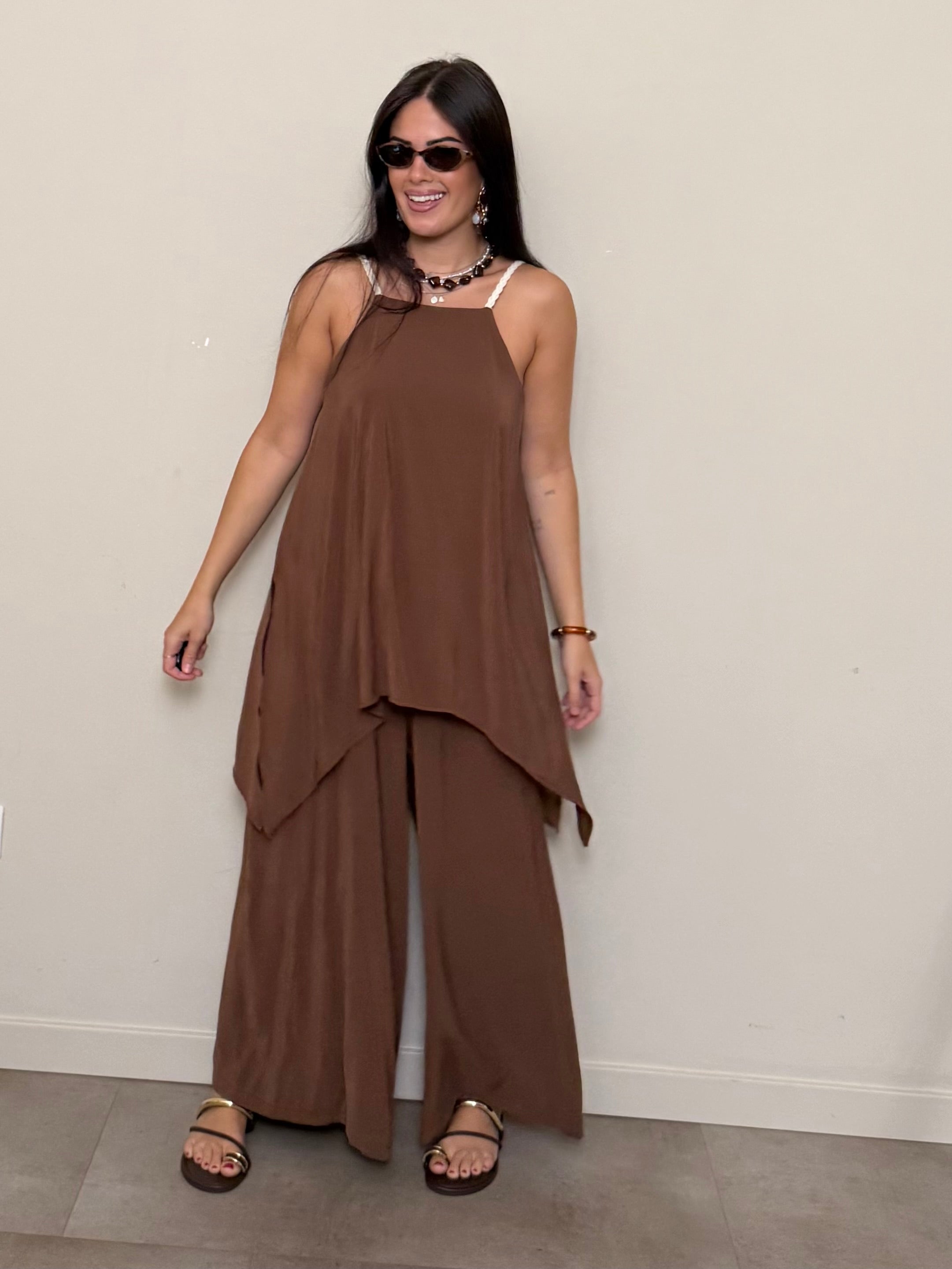 Jumpsuit cioccolato
