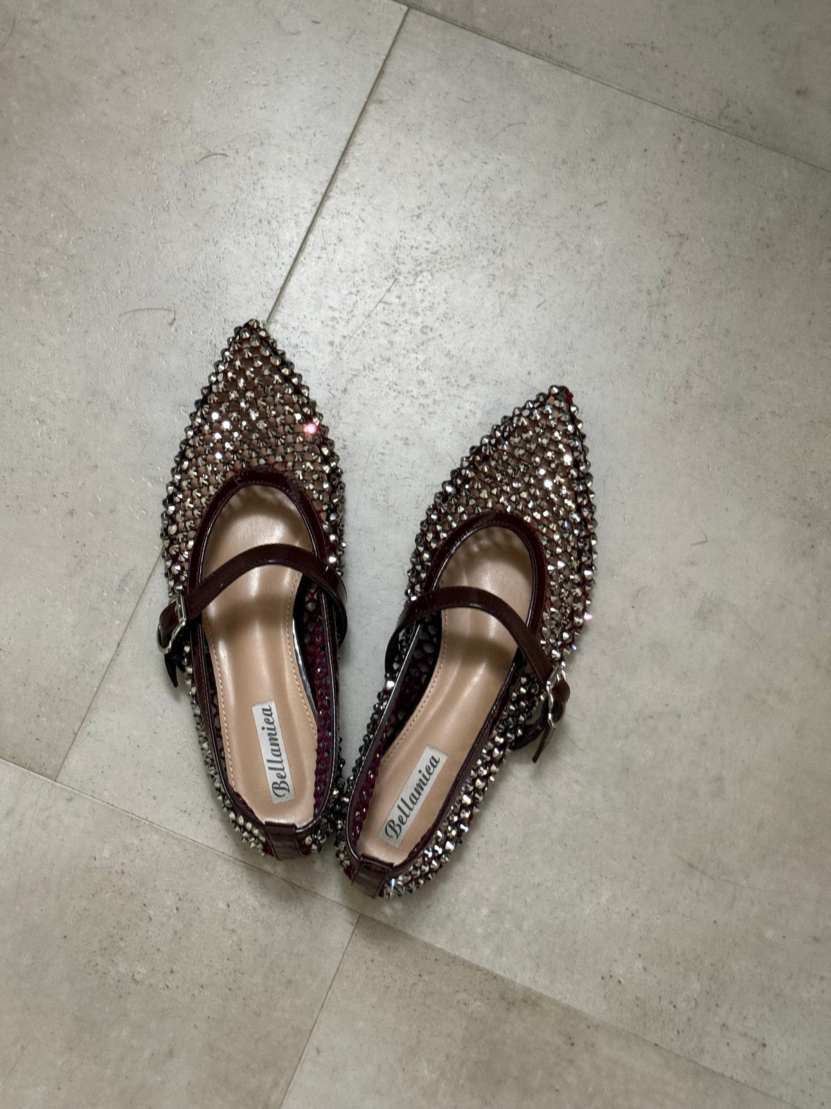 Ballerina glitter bordeaux