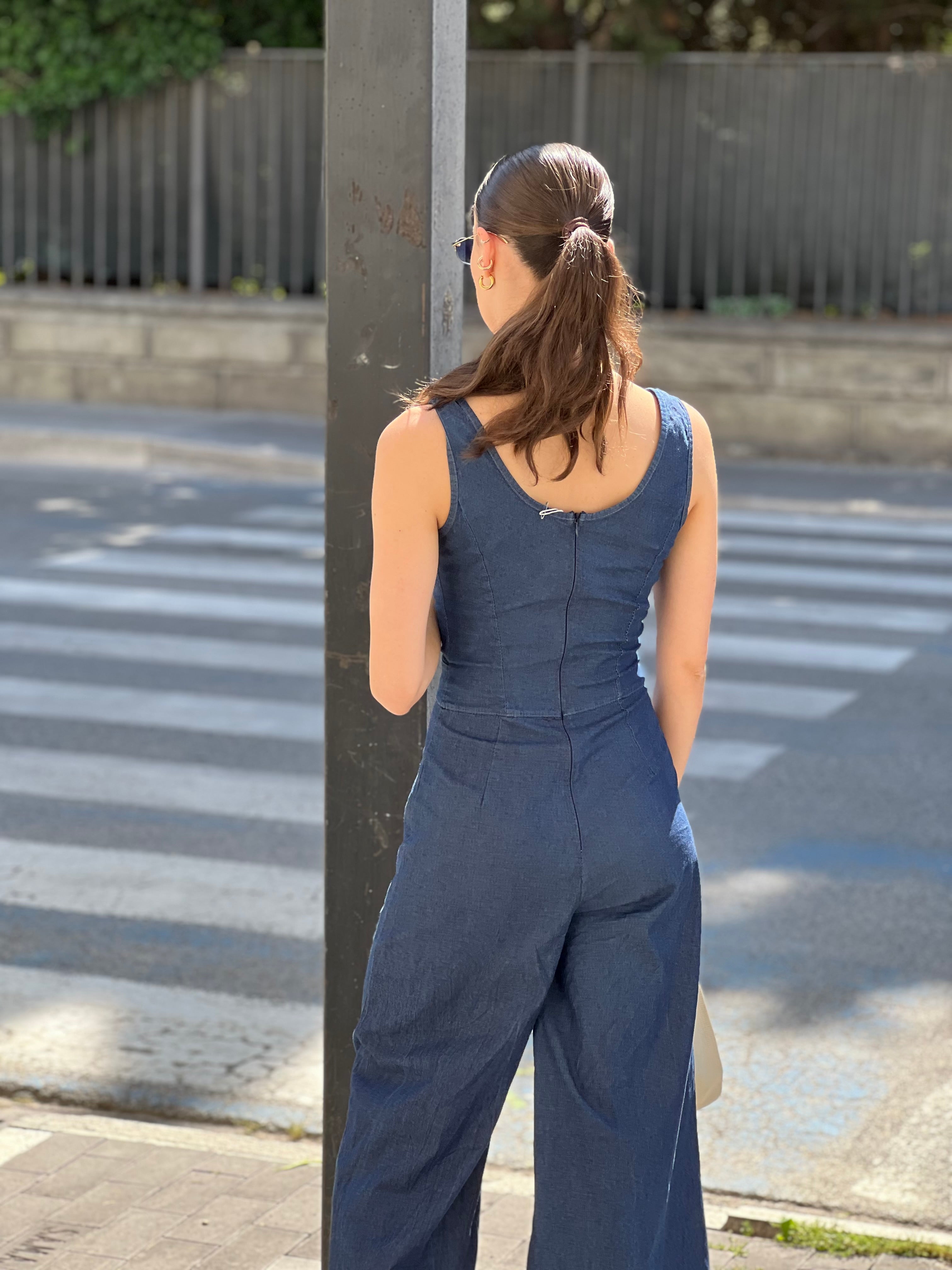 Jumpsuit jeans petite