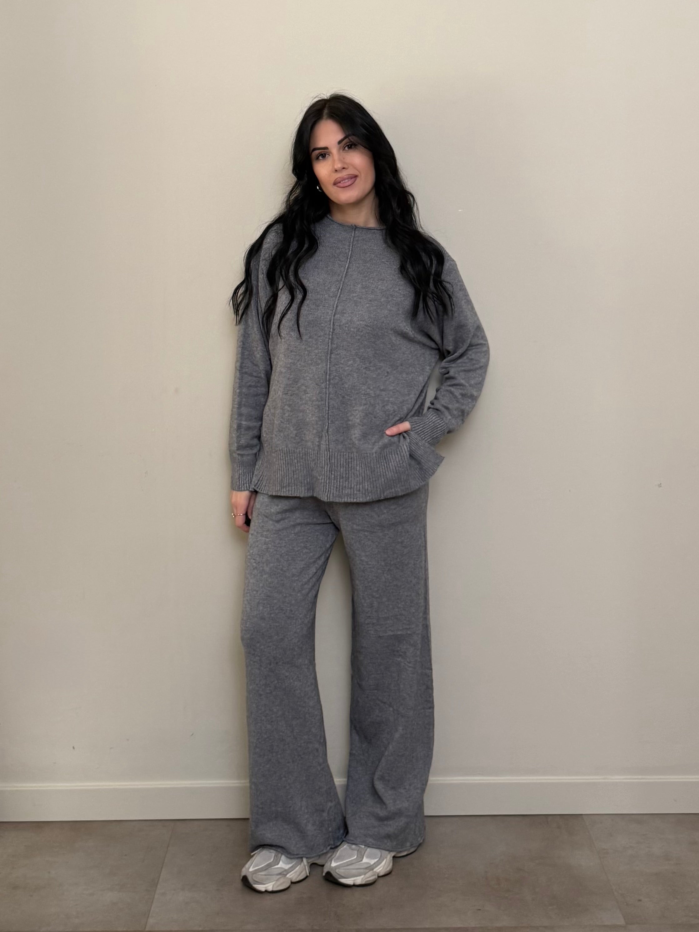 Coordinato tuta girocollo