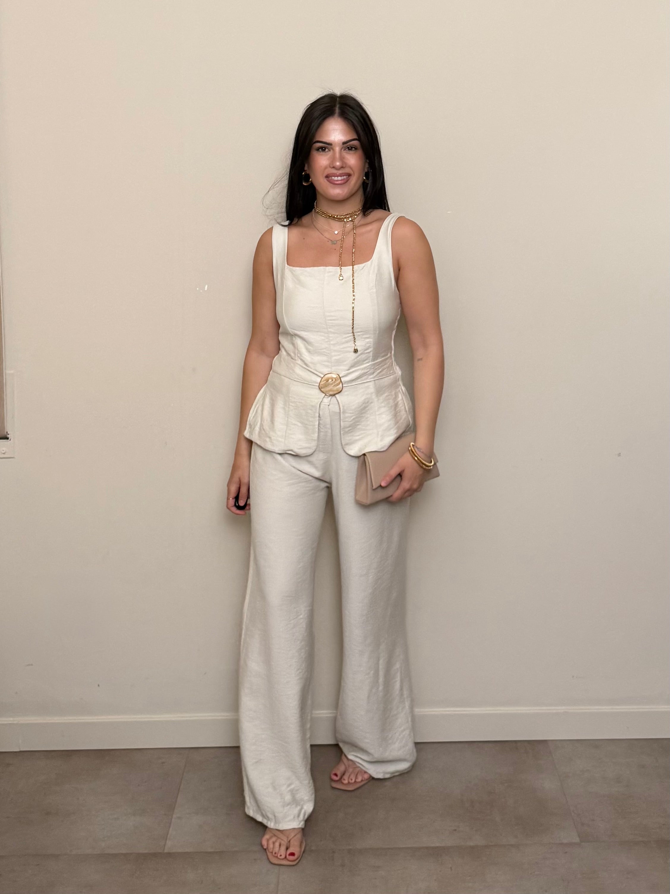 Coordinato Amanda panna